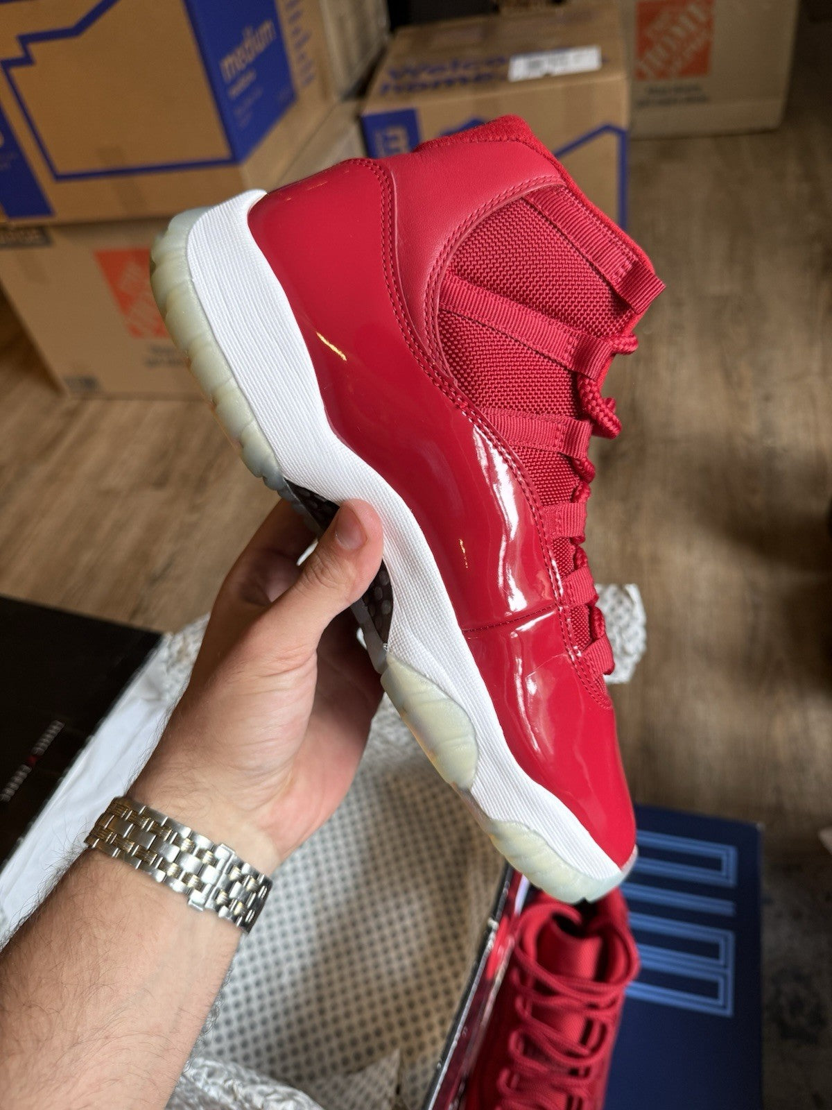 Size 8 - Nike Air Jordan 11 Retro Win Like '96