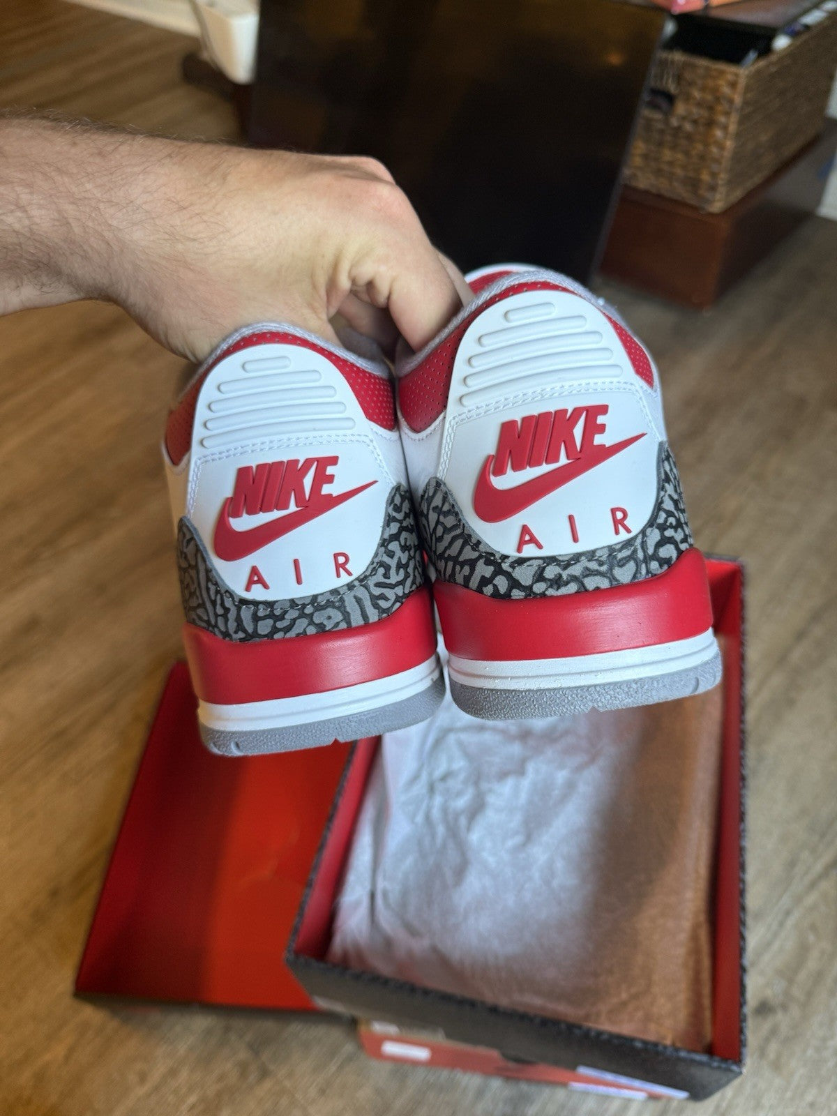 Size 11 - Jordan 3 Retro Mid Fire Red