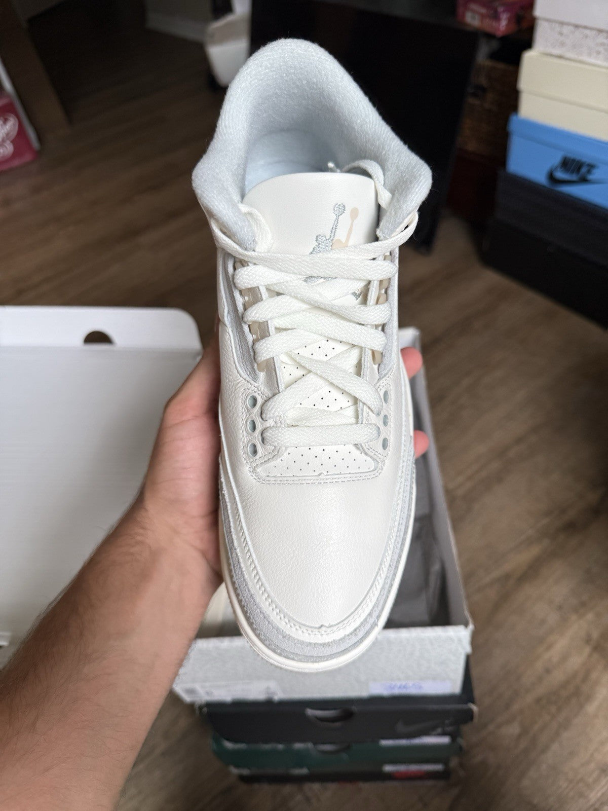 Size 8 -Jordan 3 Craft Ivory