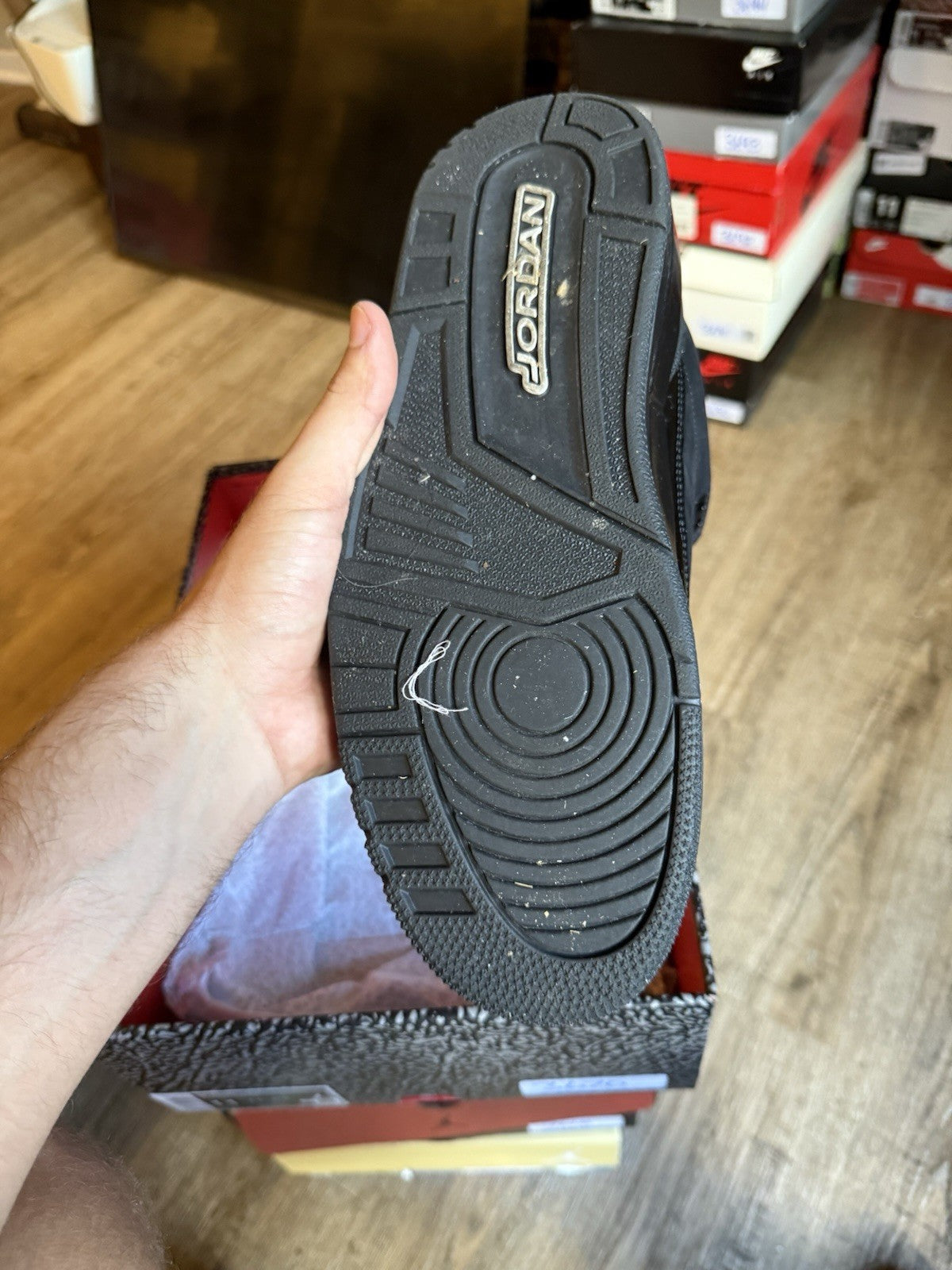 Size 11 -Jordan 3 Retro Black Cat (2025)