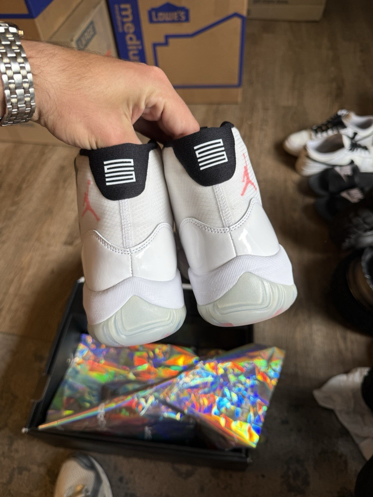 Size 8 - Air Jordan 11 Adapt White