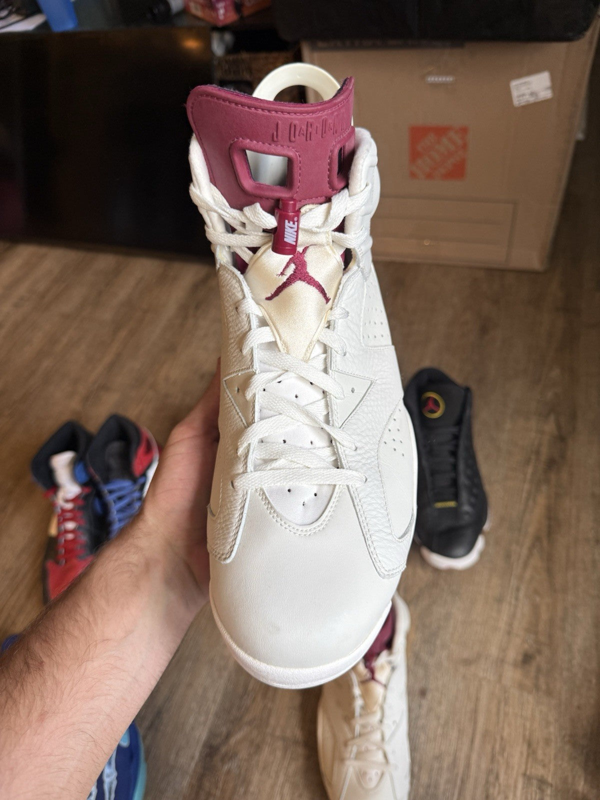 Size 14 - Jordan 6 Retro Maroon (2015)