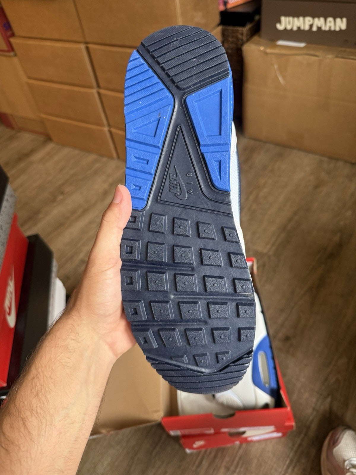 Size 12 - Nike Air Max Correlate Blue/Grey