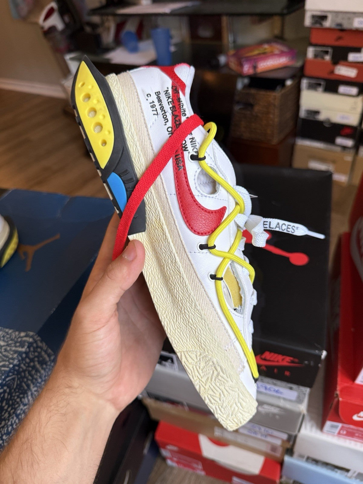 Size 8 - Nike Blazer Low x Off-White White 2022