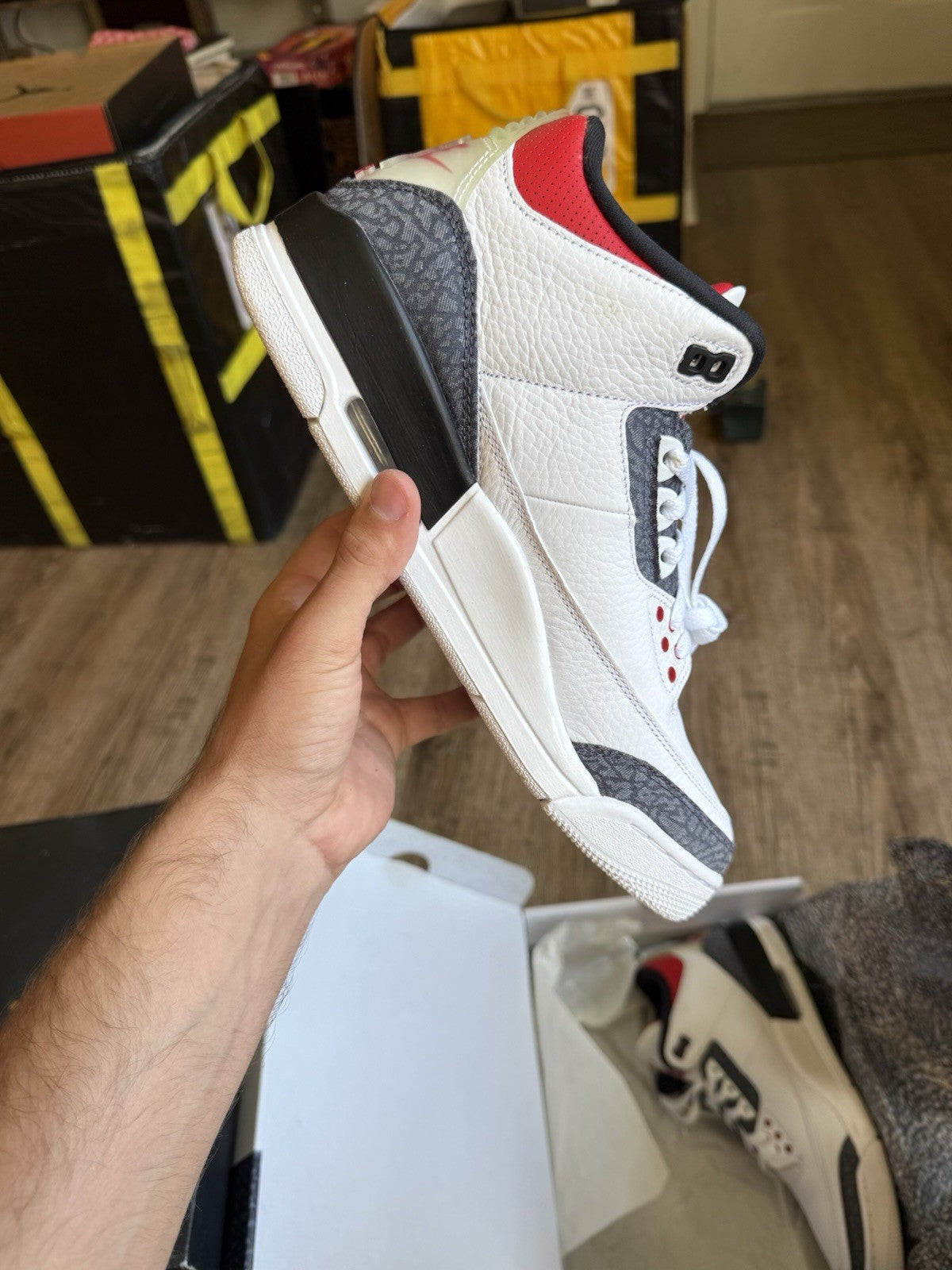 Size 10.5 - Jordan 3 Retro Denim SE Fire Red 2020 (Brand New)