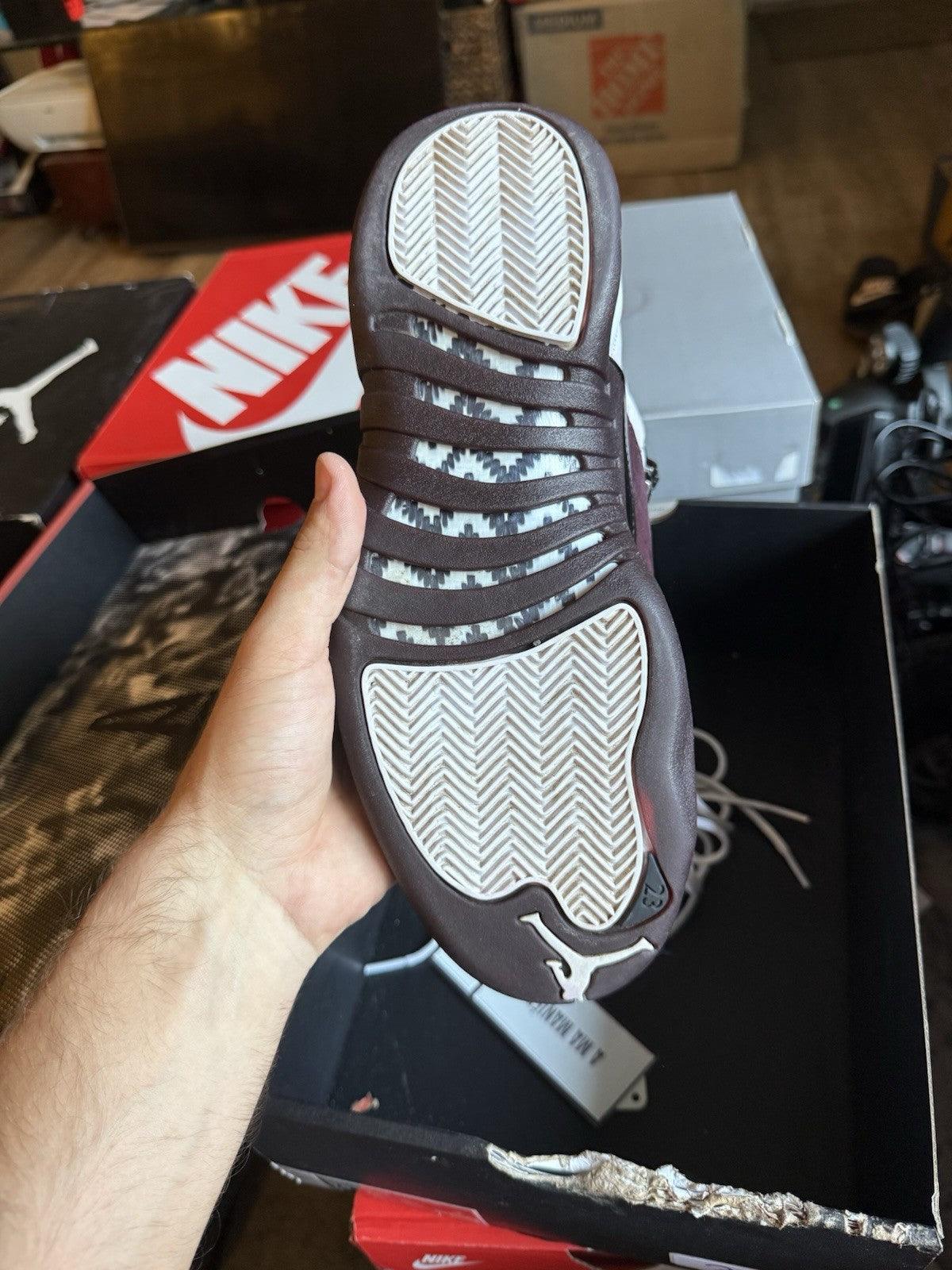 Size 8M/9.5W - Jordan 12 Retro SP x A Ma Maniere Mid White W