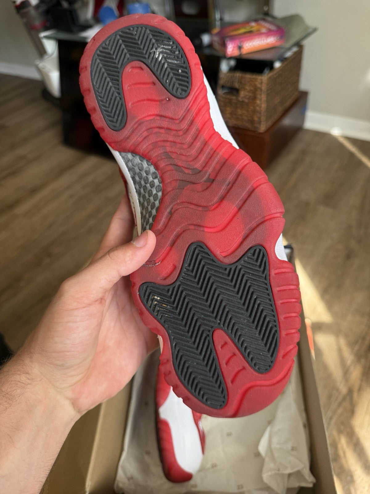 Size 10 - Jordan 11 Retro Low IE Gym Red