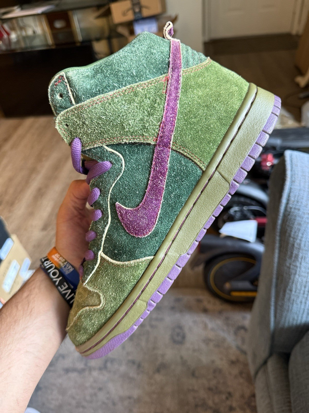 Size 10 - Nike Dunk Premium SB High Skunk