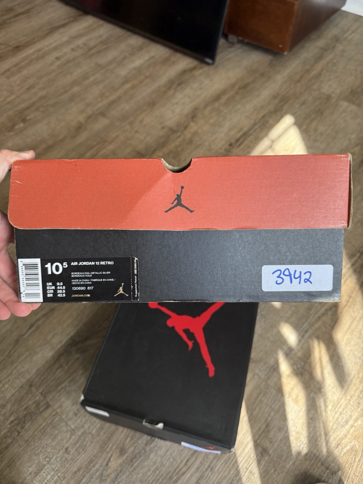 Size 10.5 - Jordan 12 Retro Bordeaux (2017)