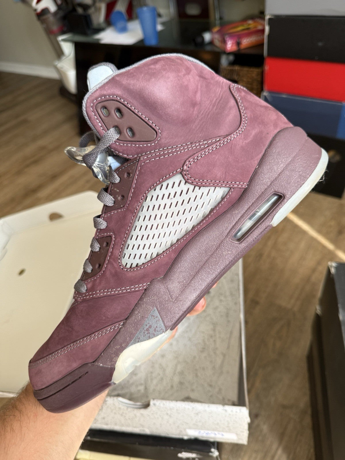Size 12 - Jordan 5 Retro Burgundy