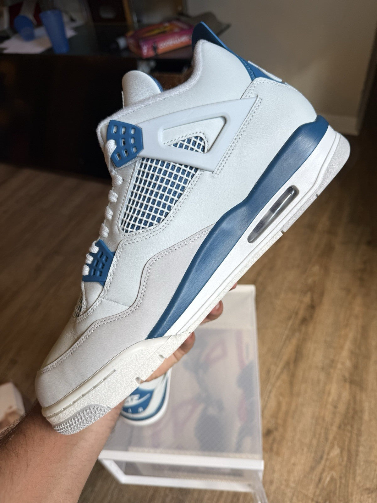 Size 13 - Jordan 4 Retro Military Blue