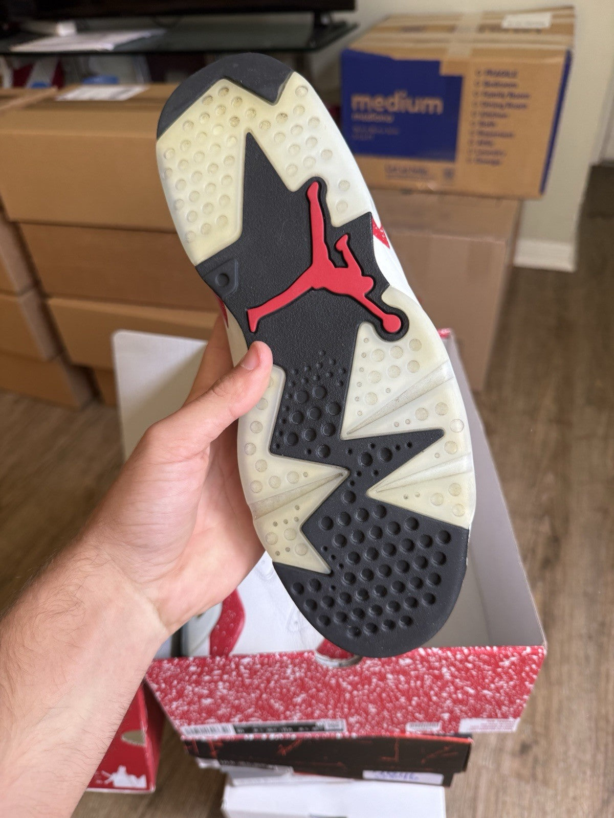 Size 10 - Jordan 6 Retro Red Oreo