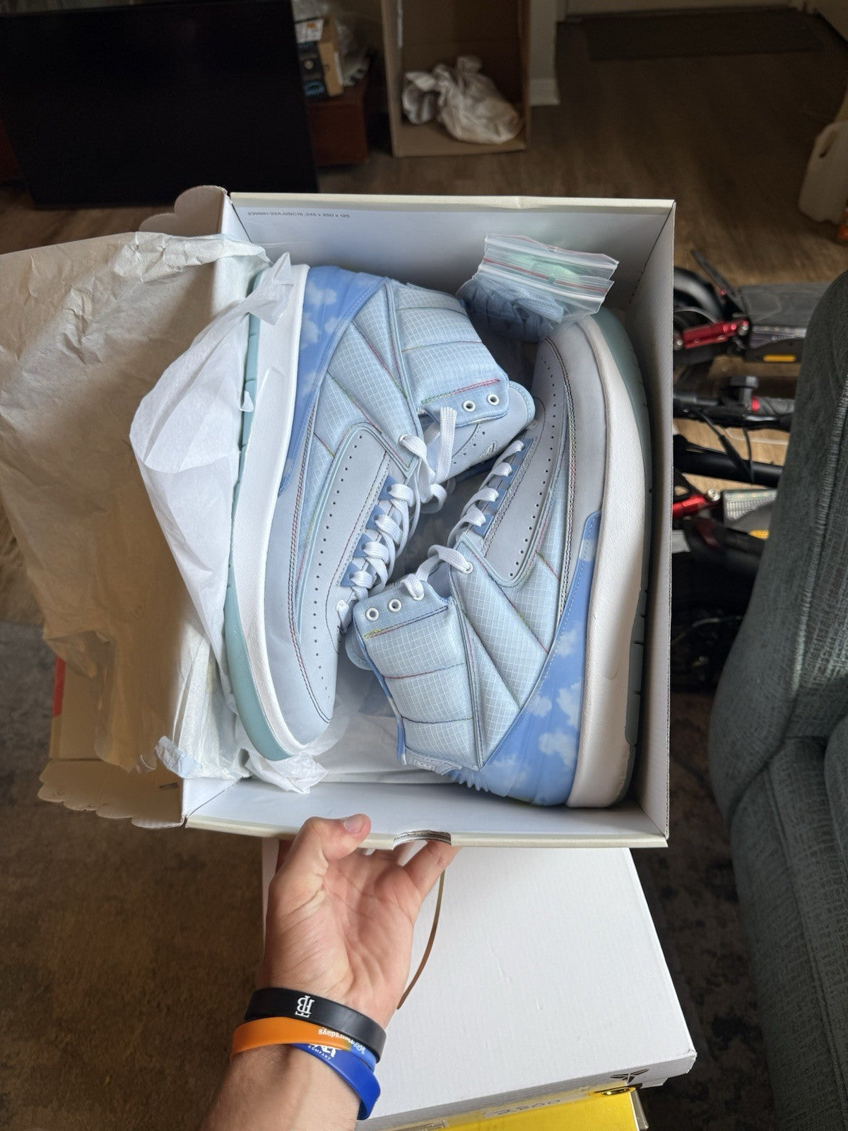 Size 11.5 - Jordan 2 Retro x J. Balvin Blue 2022 Super Clean!!