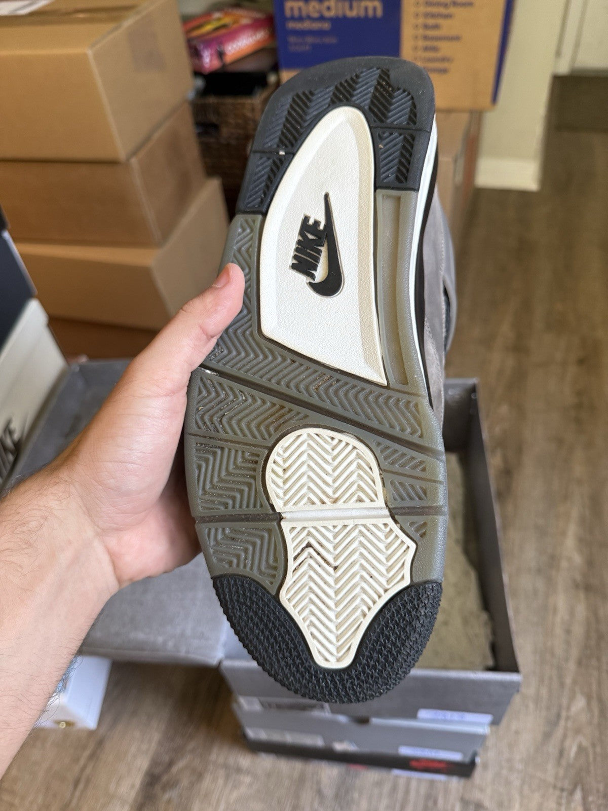 Size 11 - Jordan 4 Retro Cave Stone