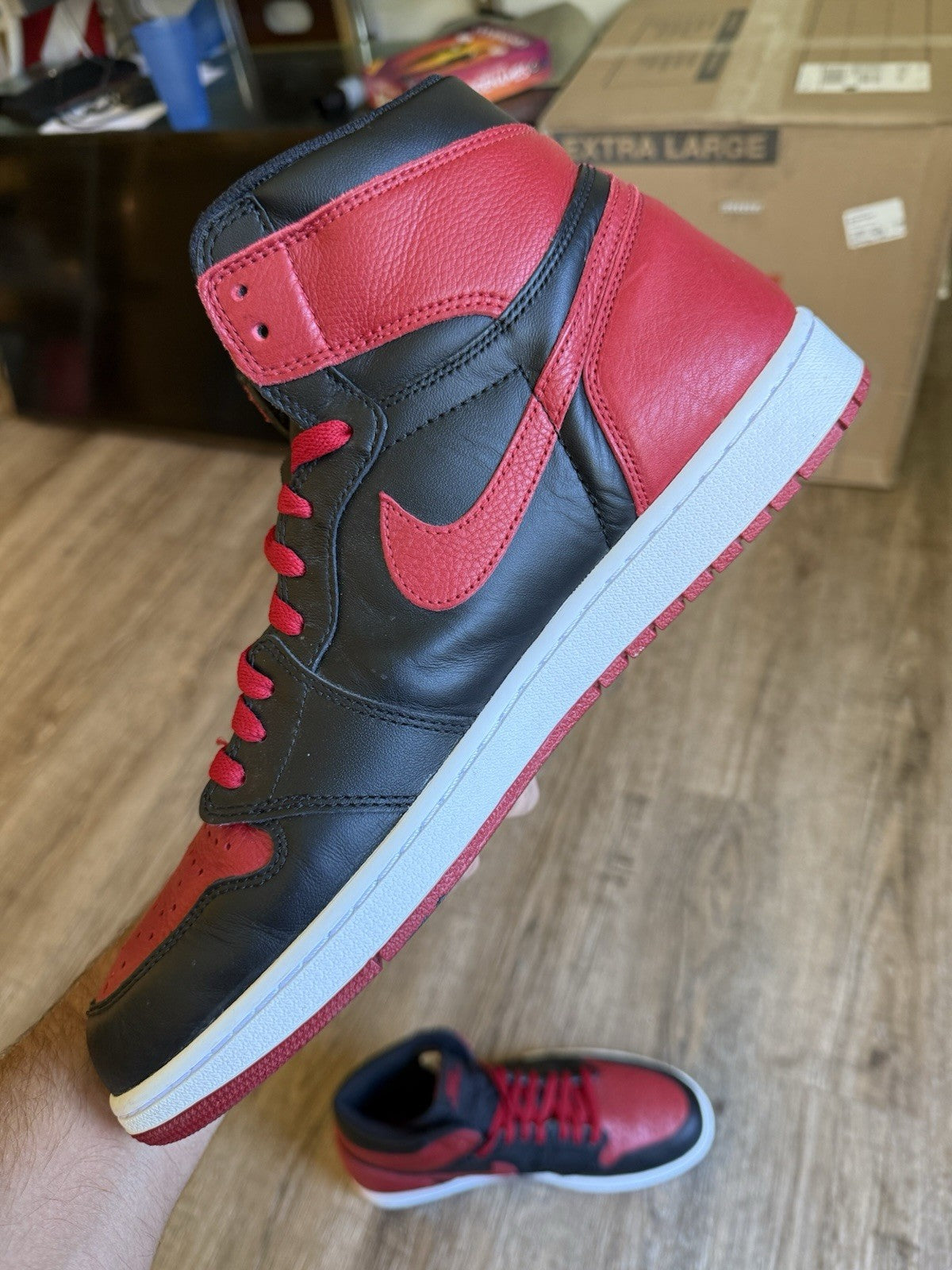 Size 14 - Jordan 1 Retro Bred Banned (2016)
