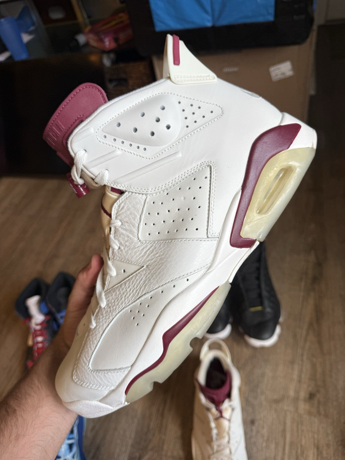 Size 14 - Jordan 6 Retro Maroon (2015)