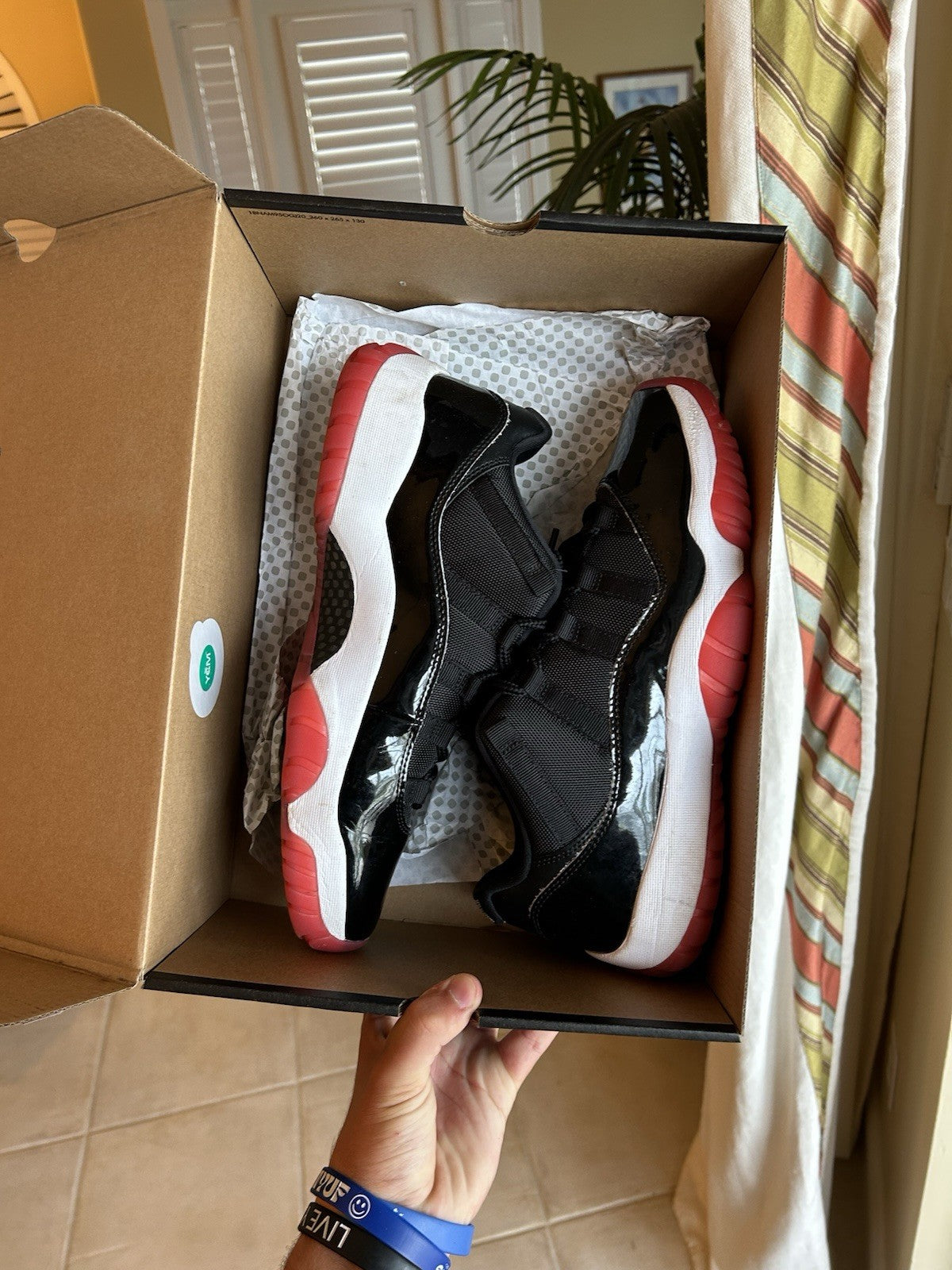 Size 11.5 - Jordan 11 Low Retro Bred (2025)
