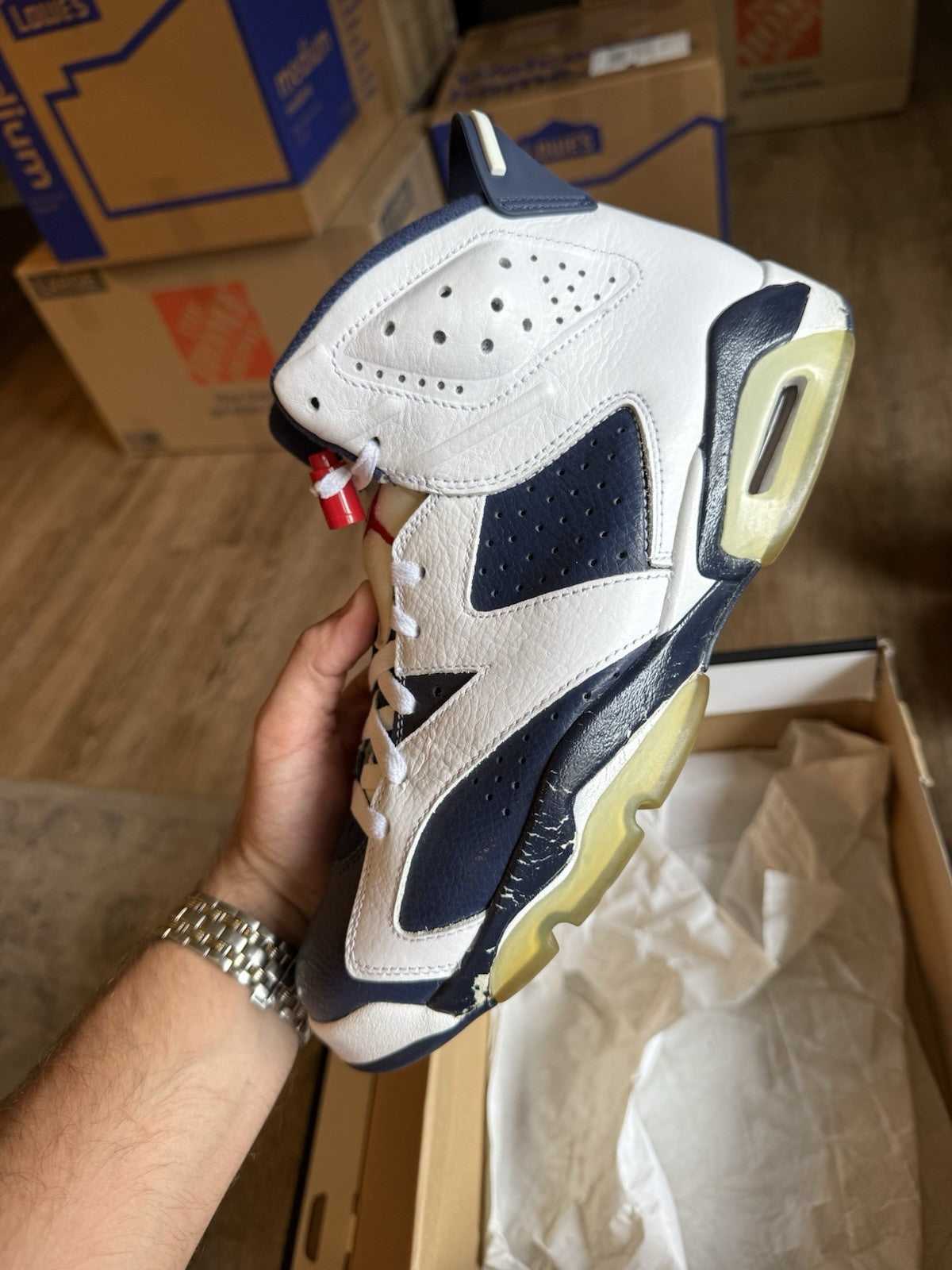 Size 8.5 - Jordan 6 Retro Olympic 2012