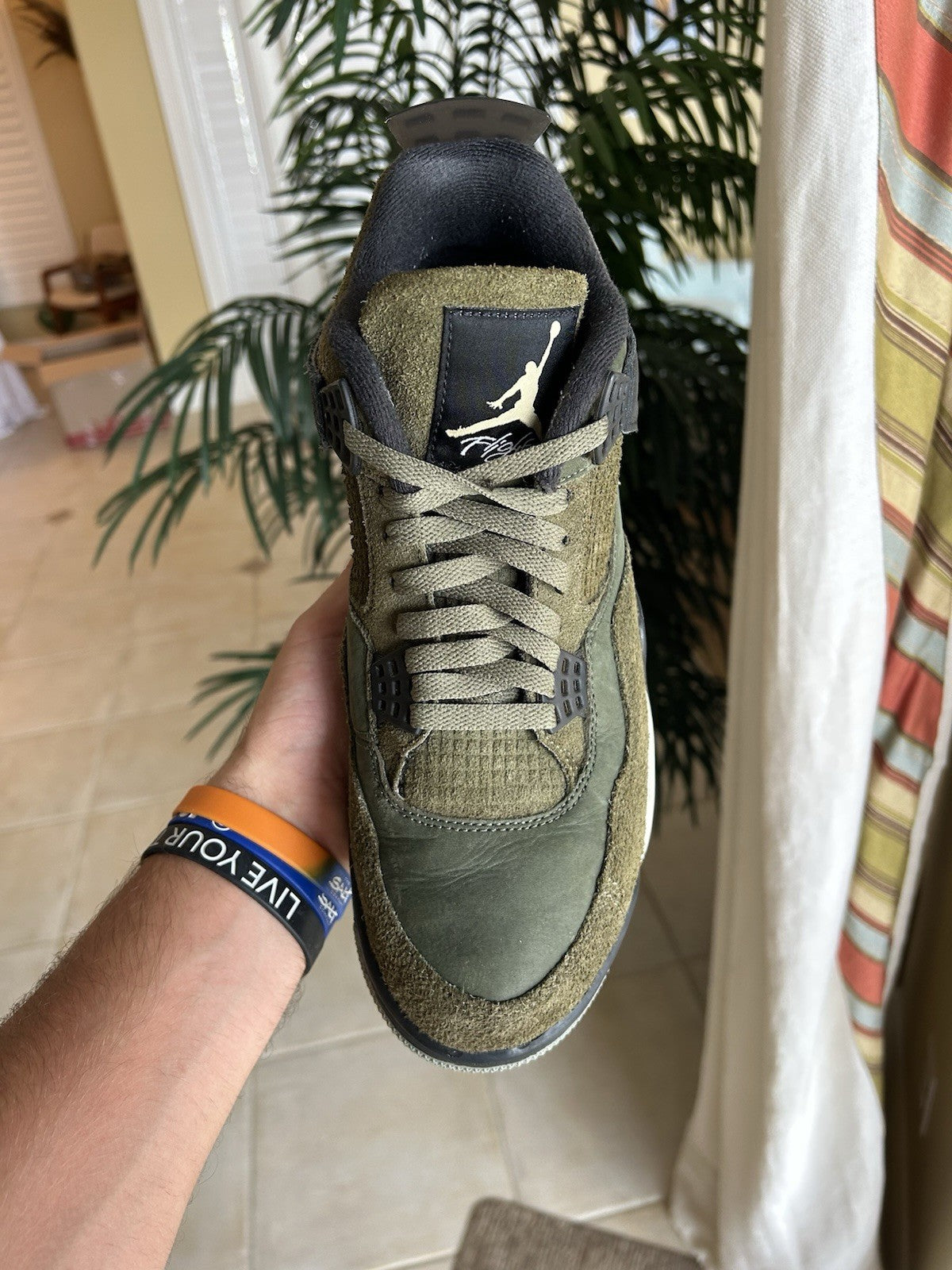 Size 11 - Jordan 4 Retro Craft Olive