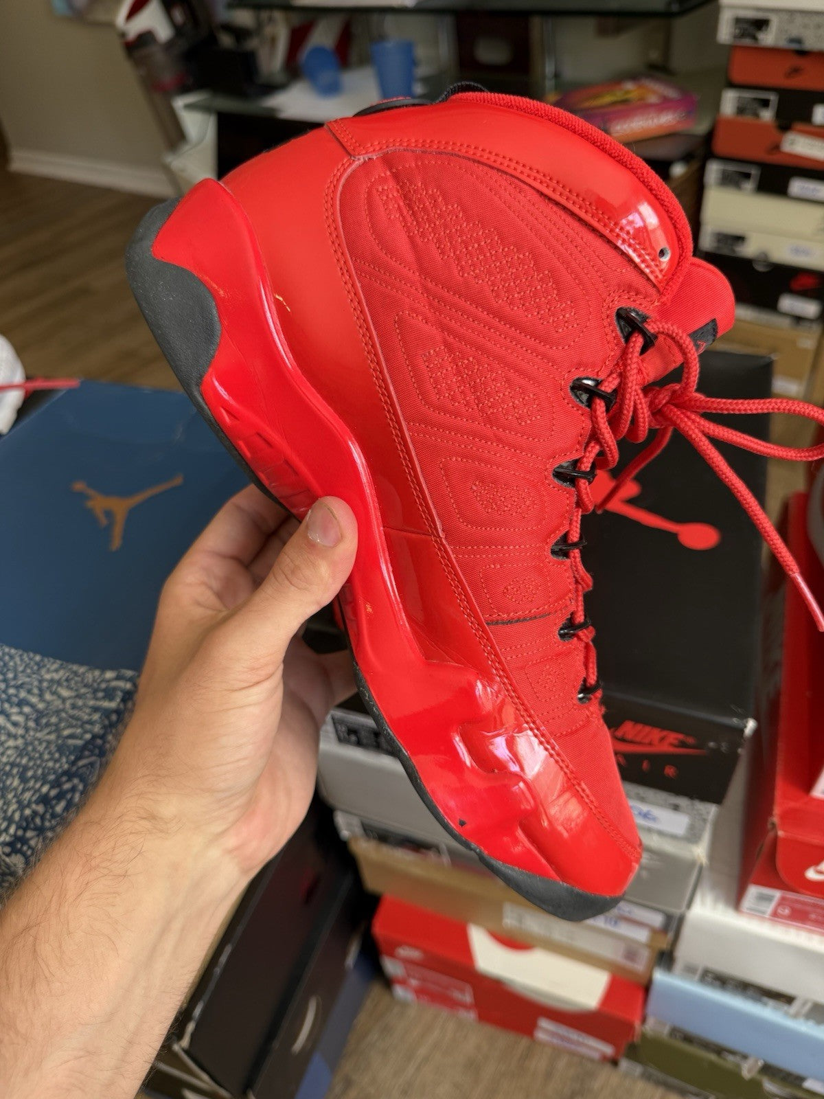 Size 9.5 - Jordan 9 Retro Chile Red