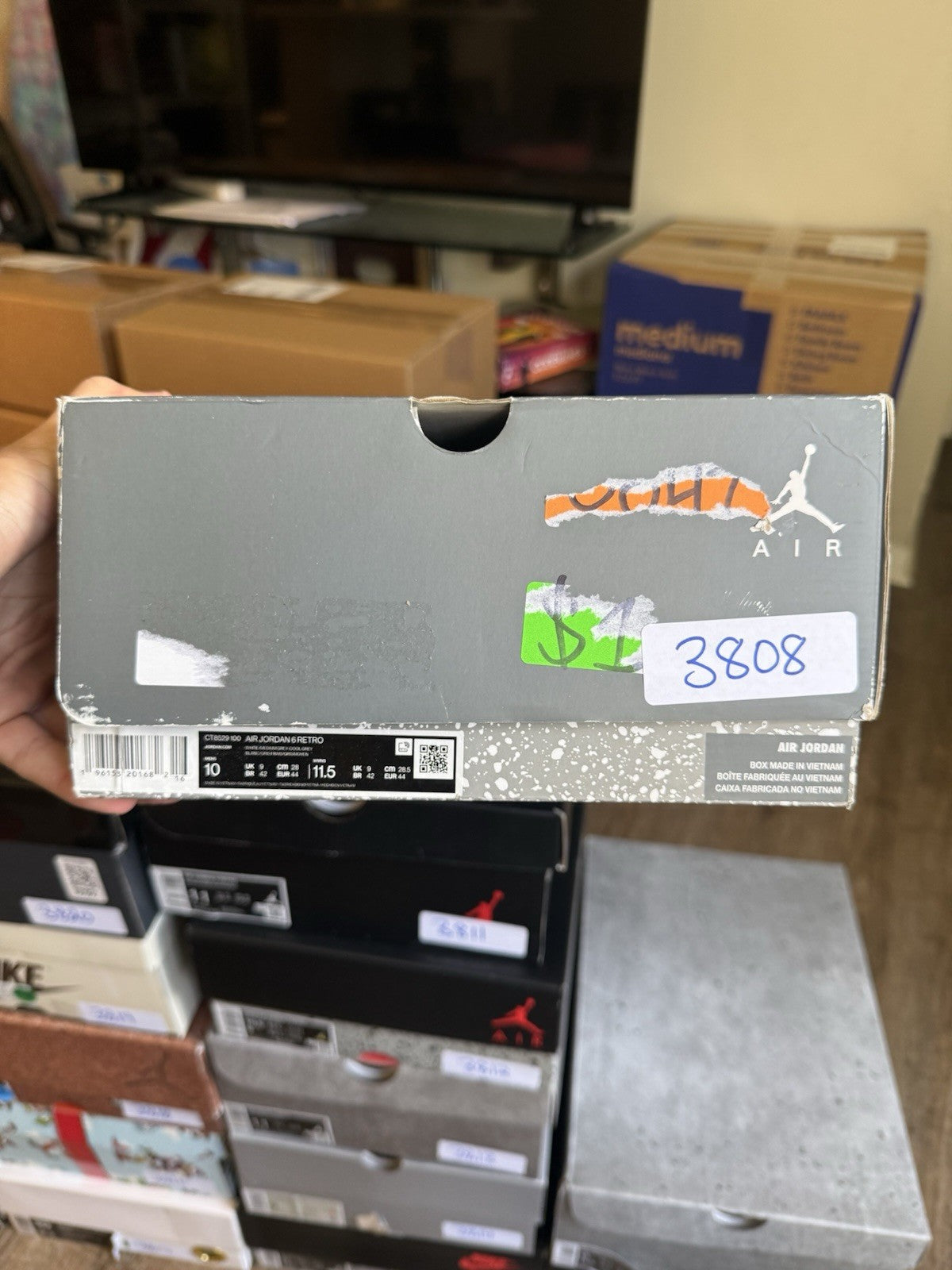 Size 10 - Jordan 6 Retro Cool Grey