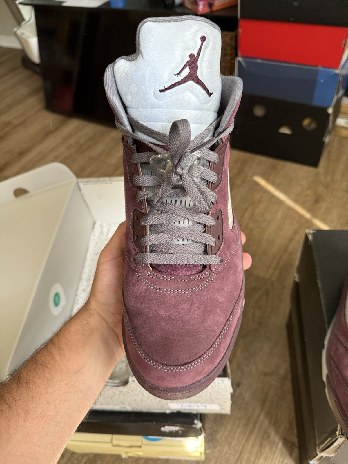 Size 12 - Jordan 5 Retro Burgundy
