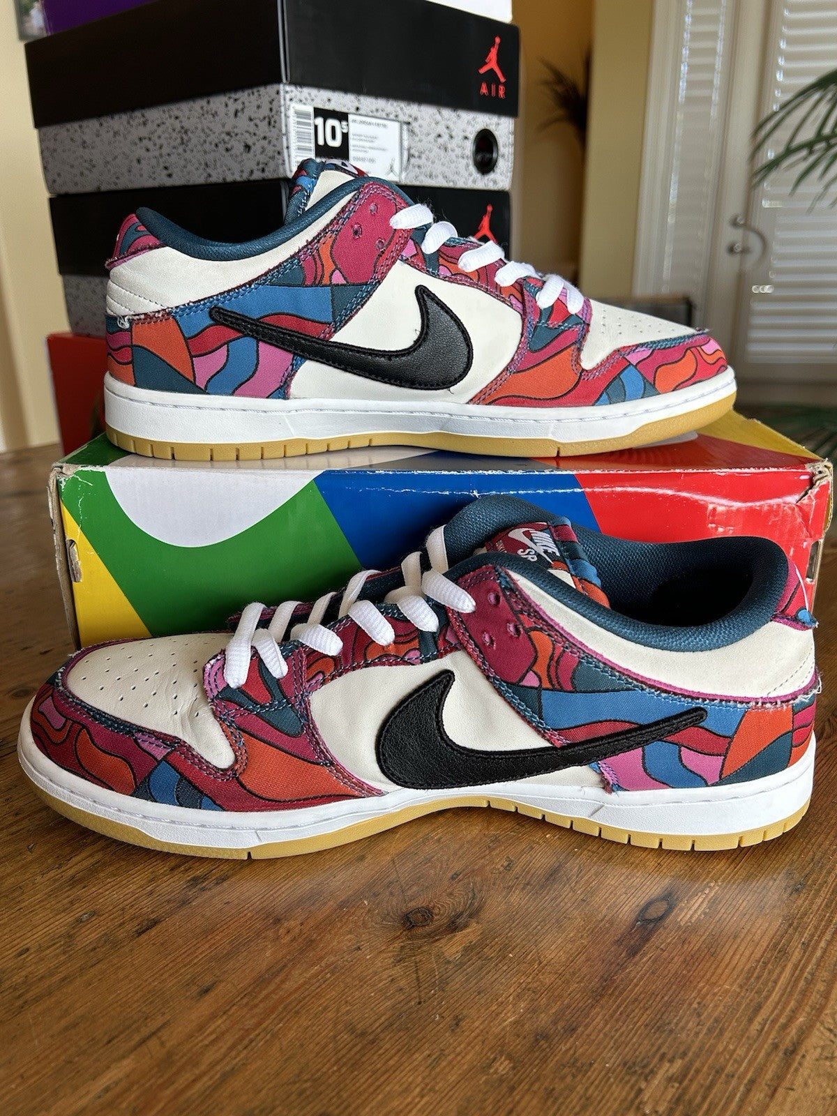 Size 11.5 - Nike Dunk Low Pro SB x Parra Abstract Art 2021