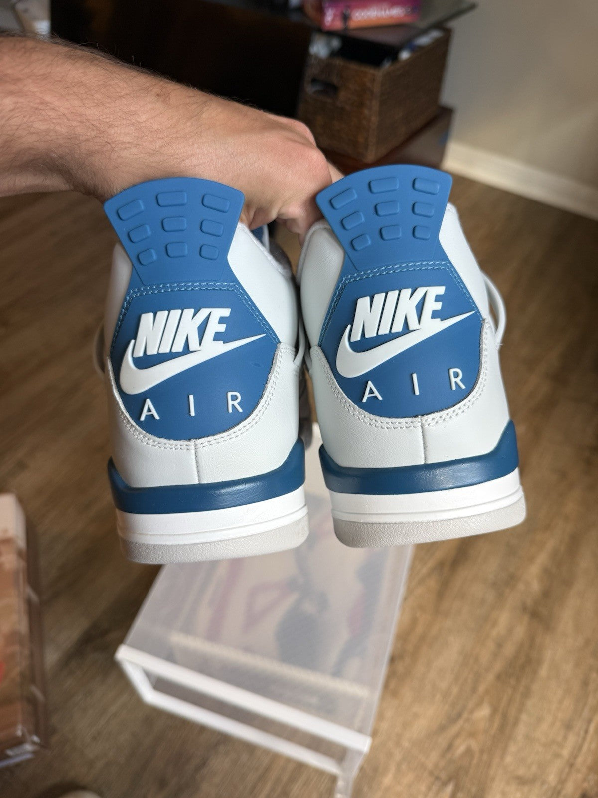 Size 13 - Jordan 4 Retro Military Blue