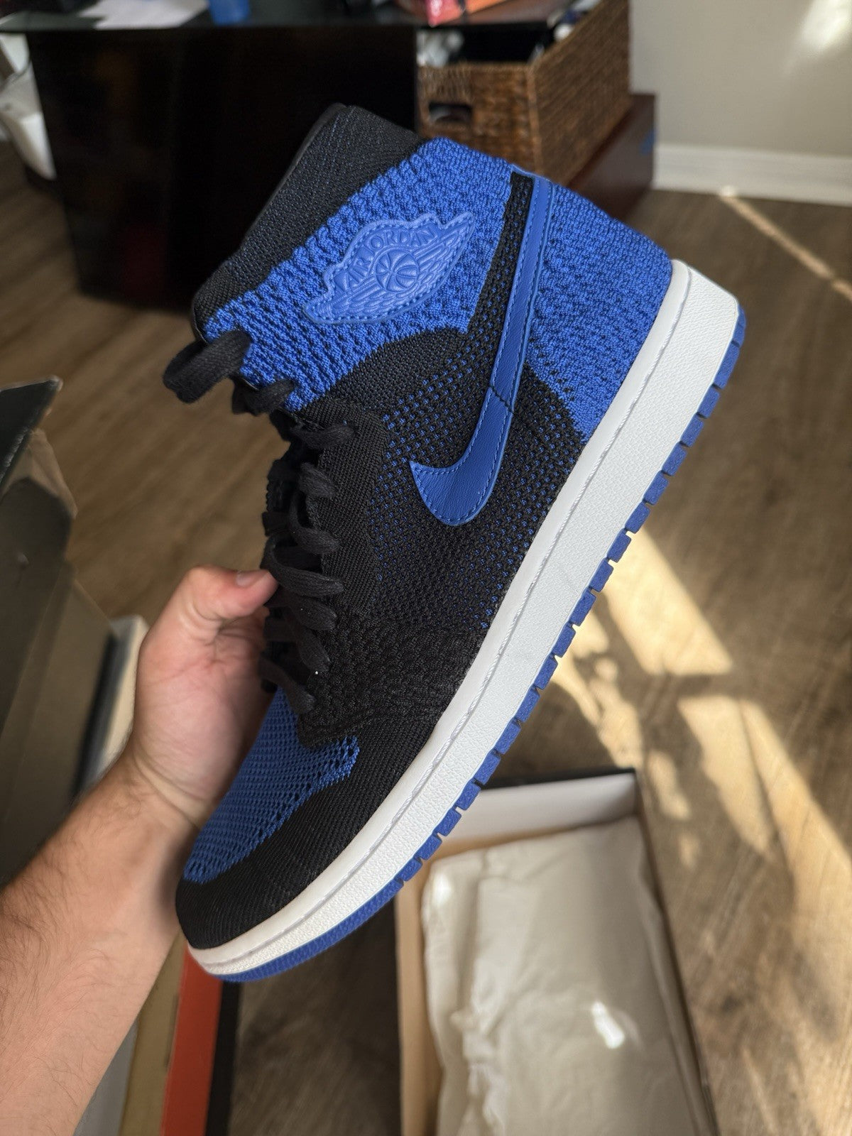 Size 10.5 - Jordan 1 Retro OG Flyknit High Royal