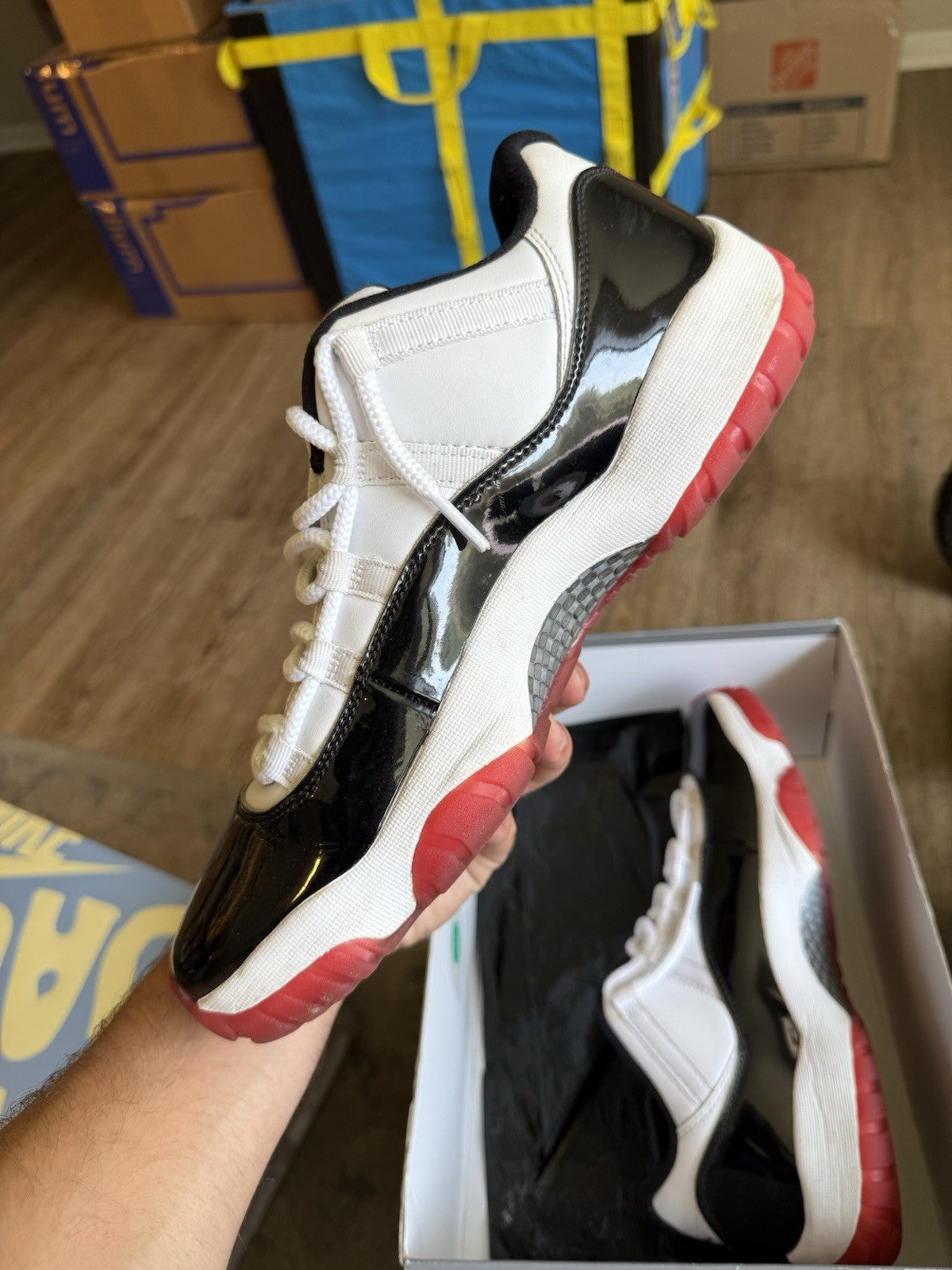 Size 10.5 - Jordan 11 Retro Low Concord-Bred
