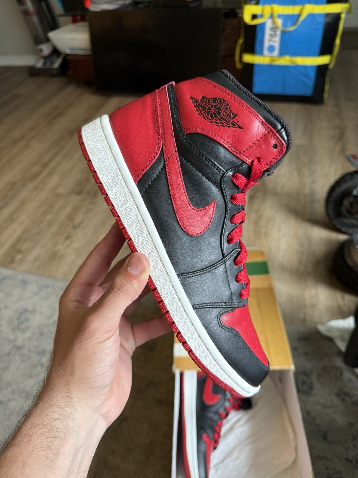 Size 7.5 - Air Jordan 1 Retro DMP High Bulls Celtics Pack (Lightly Worn)