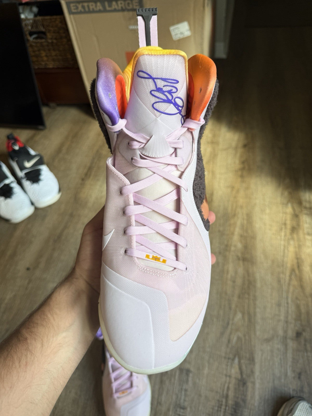 Size 14 - Nike LeBron 9 Regal Pink