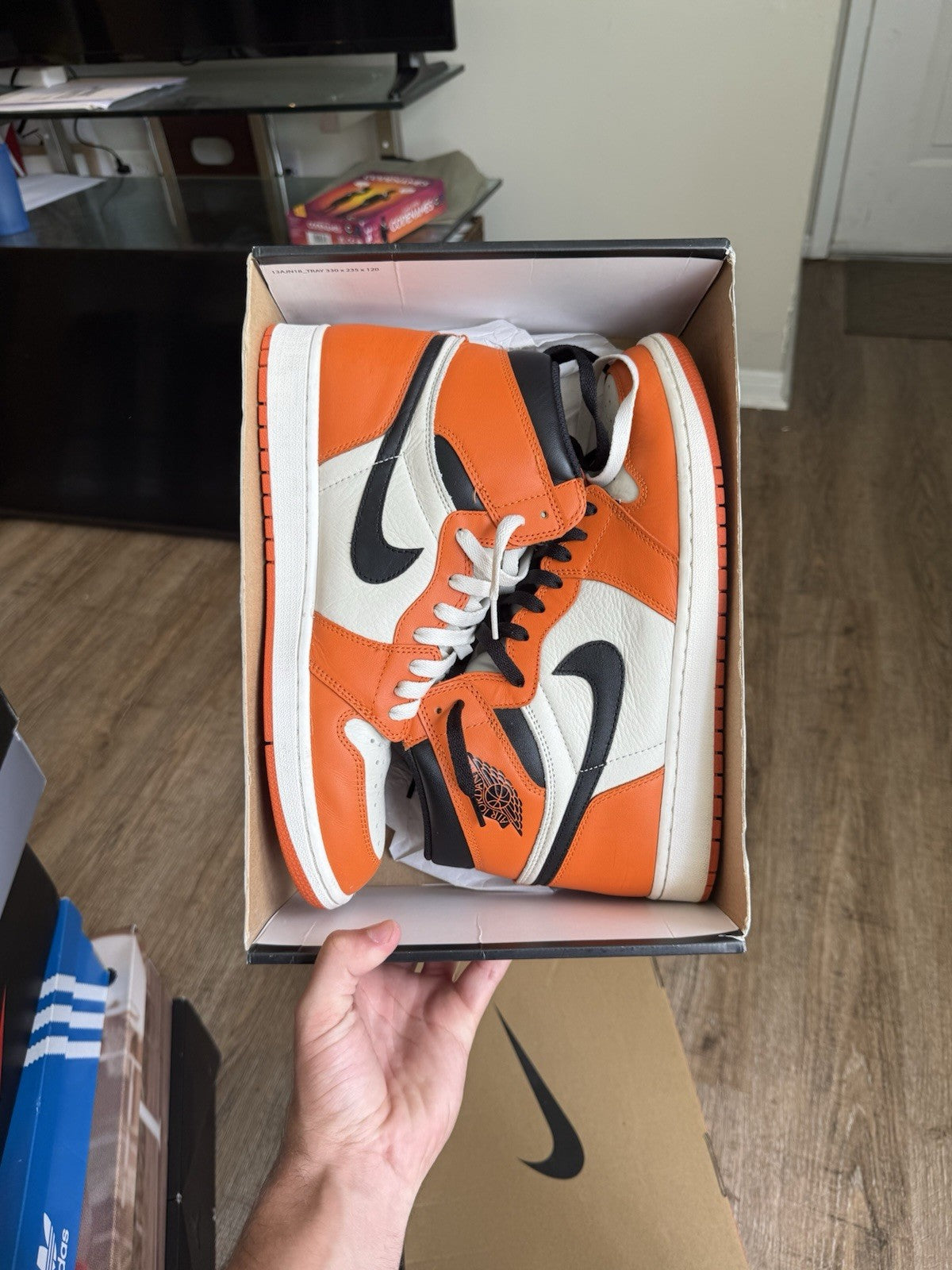 Size 12 - Air Jordan 1 Shattered Backboard Away 2016