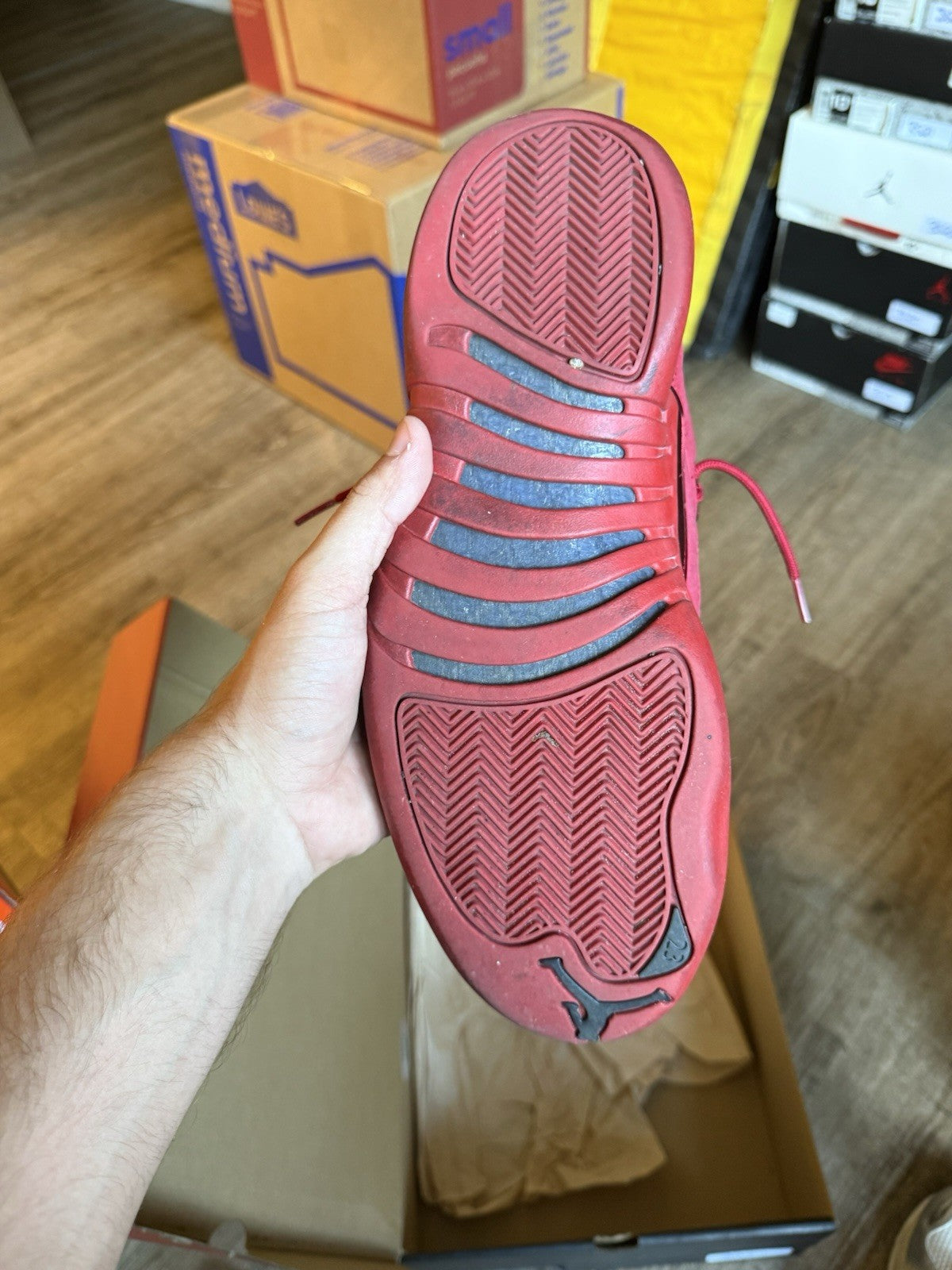 Size 10.5- Jordan 12 Retro Gym Red (2018)