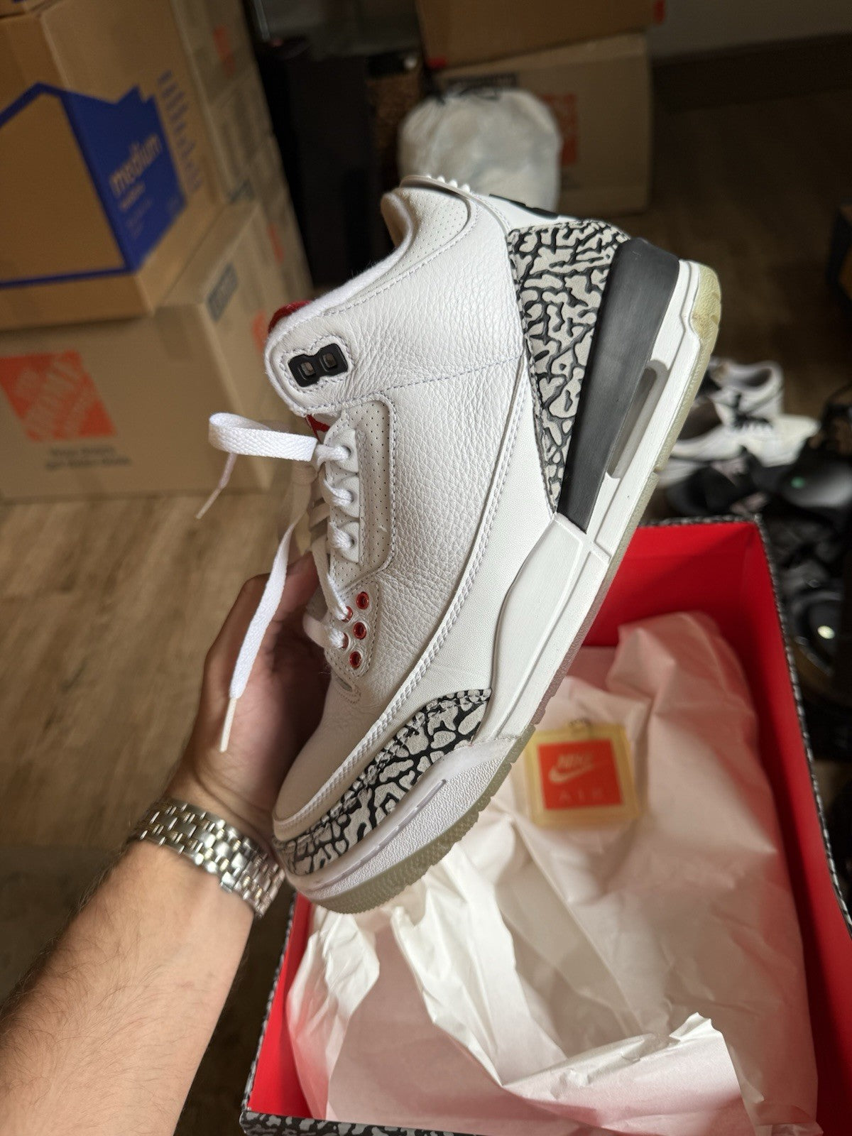 Size 8 - Air Jordan 3 Retro NRG Free Throw Line