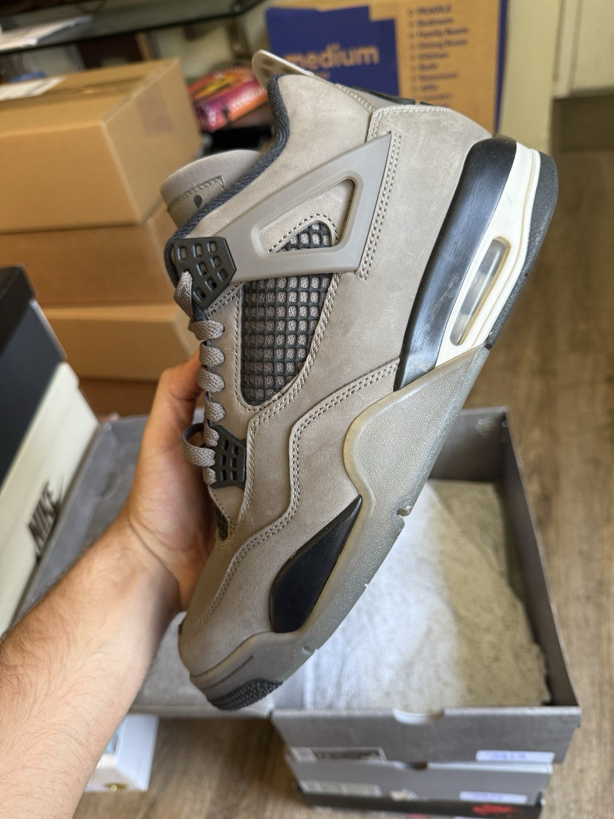 Size 11 - Jordan 4 Retro Cave Stone