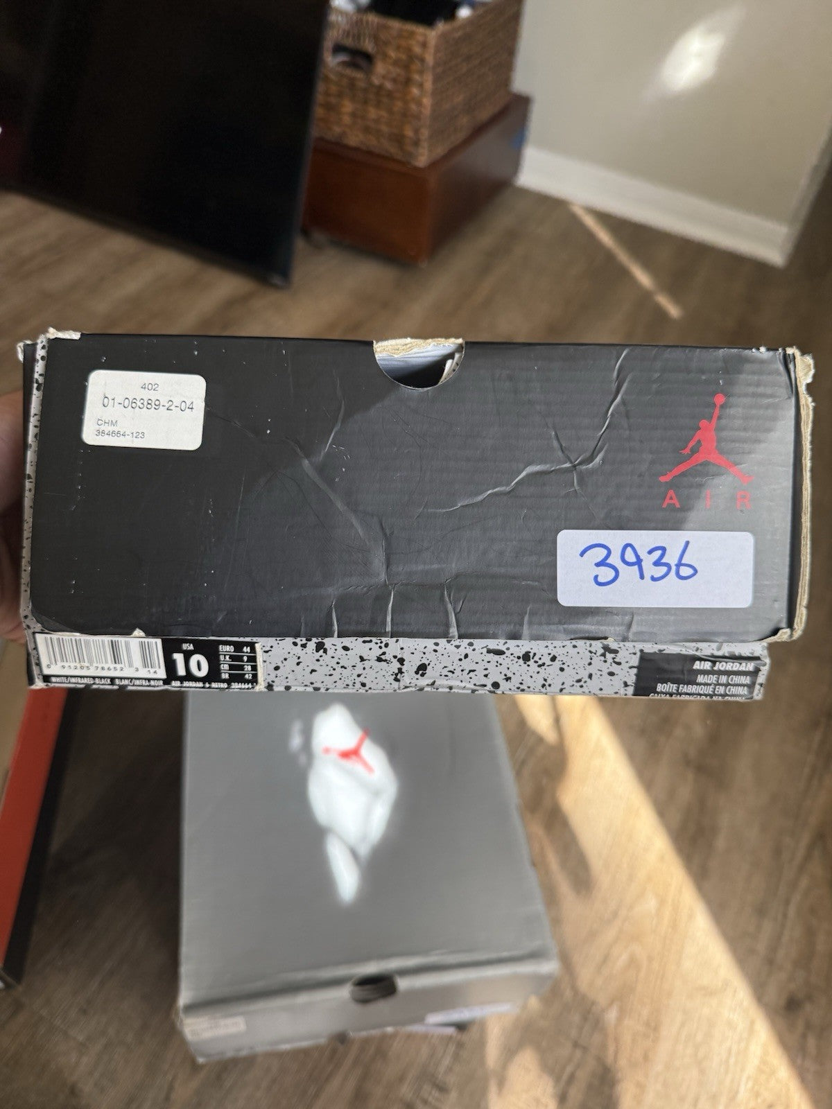 Size 10 - Jordan 6 Retro White Infrared (2014)