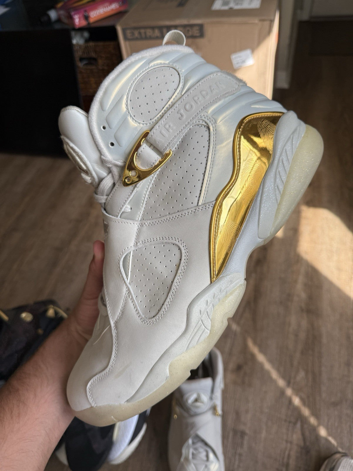 Size 14 - Air Jordan 8 Retro Champagne