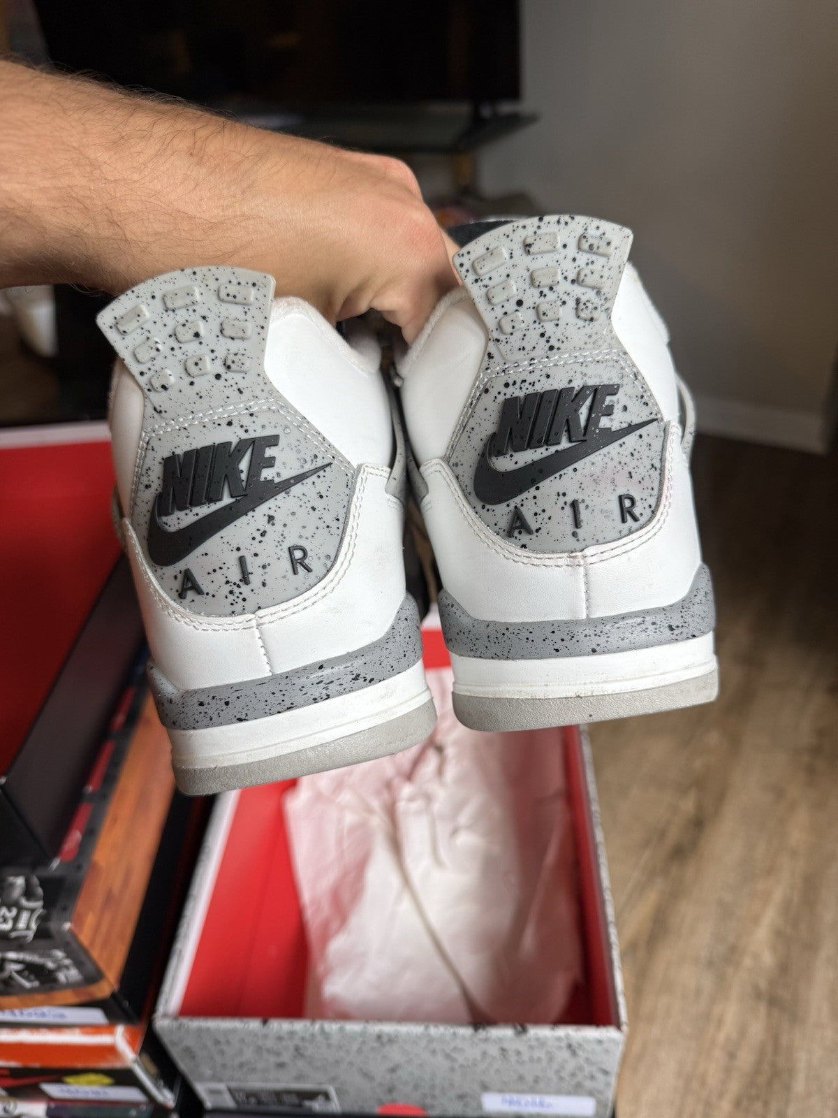 Size 10 - Jordan 4 Retro OG White Cement (2025)