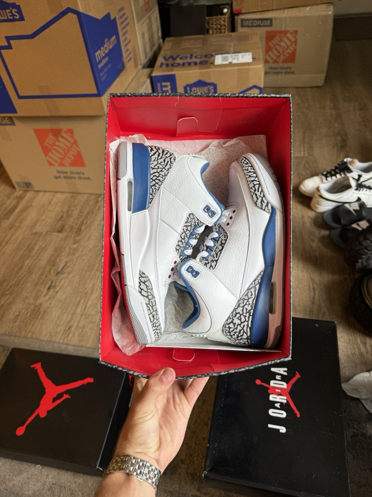 Size 8 - Air Jordan 3 Retro 2011 True Blue