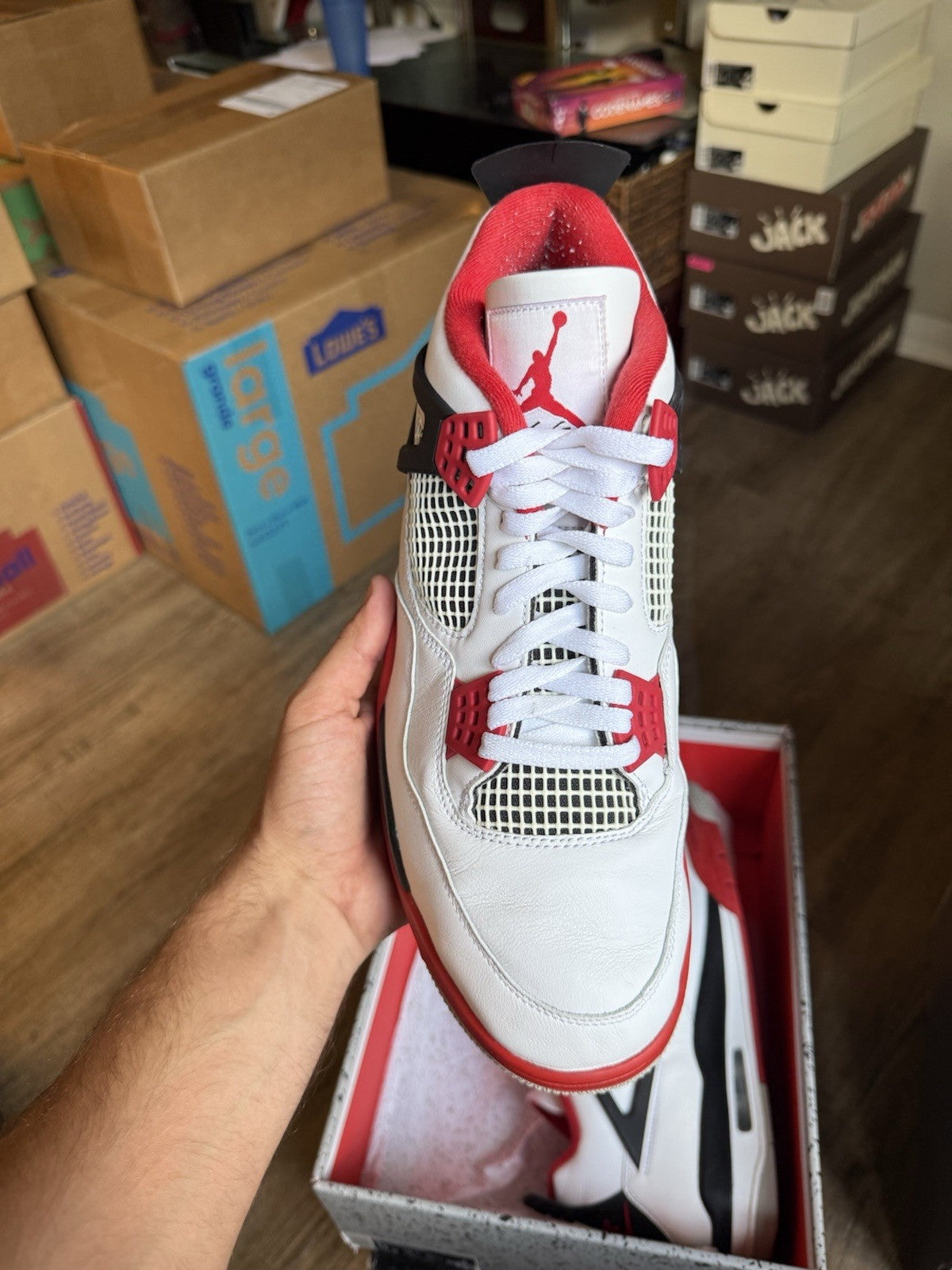 Size 13 - Jordan 4 Retro Fire Red (2020)