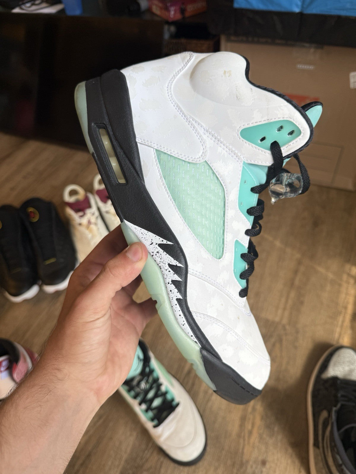 Size 14 - Jordan 5 Retro Island Green (2019)