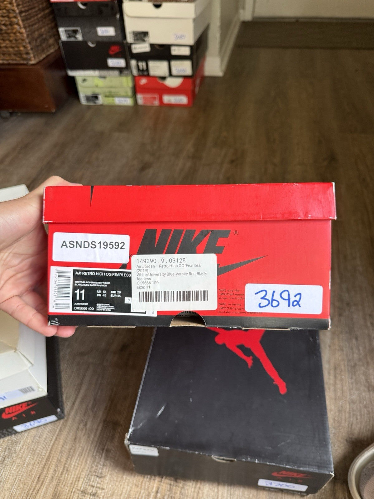 Size 11 - Jordan 1 Retro OG High Fearless
