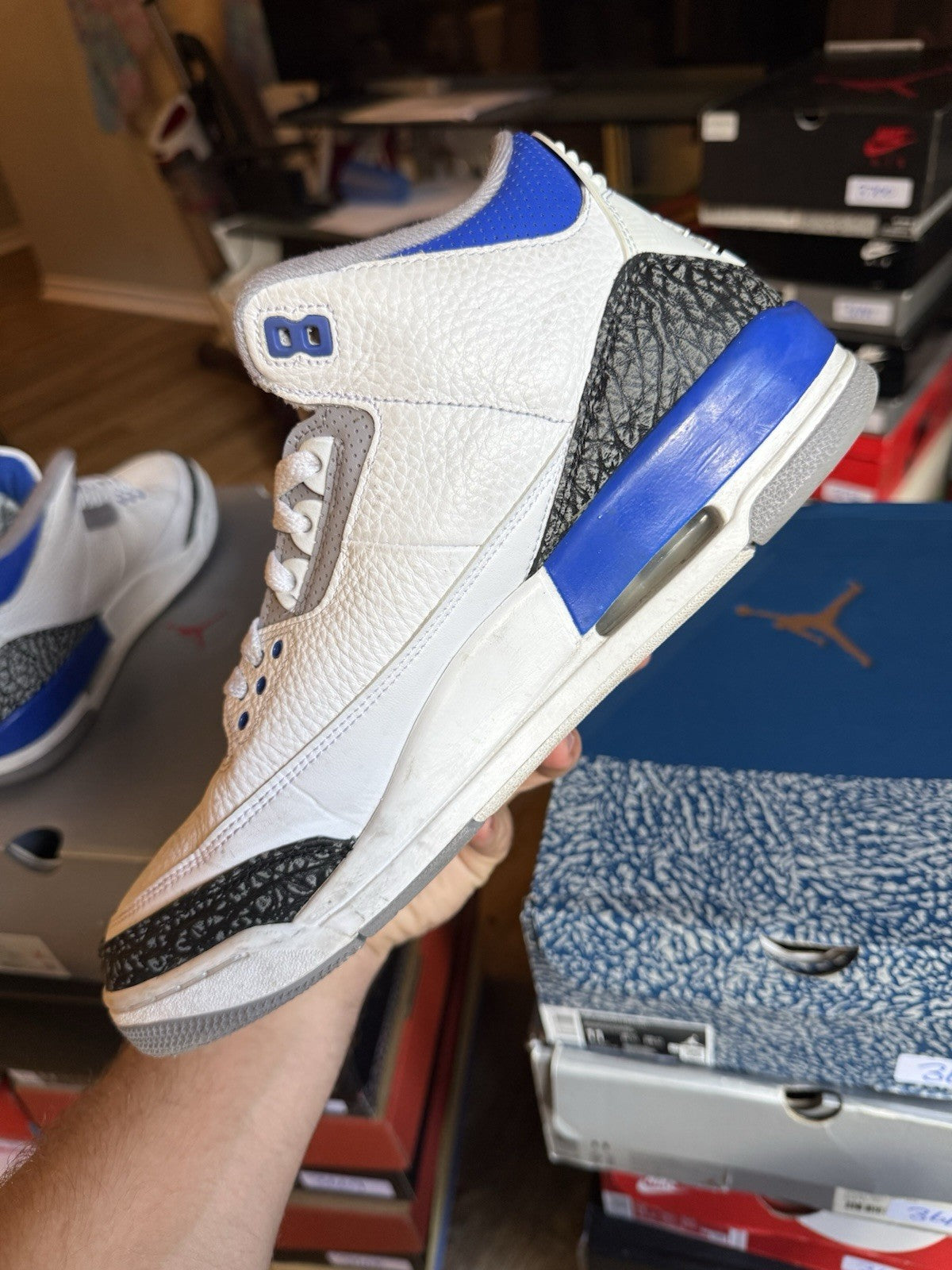 Size 11 - Jordan 3 Retro Racer Blue