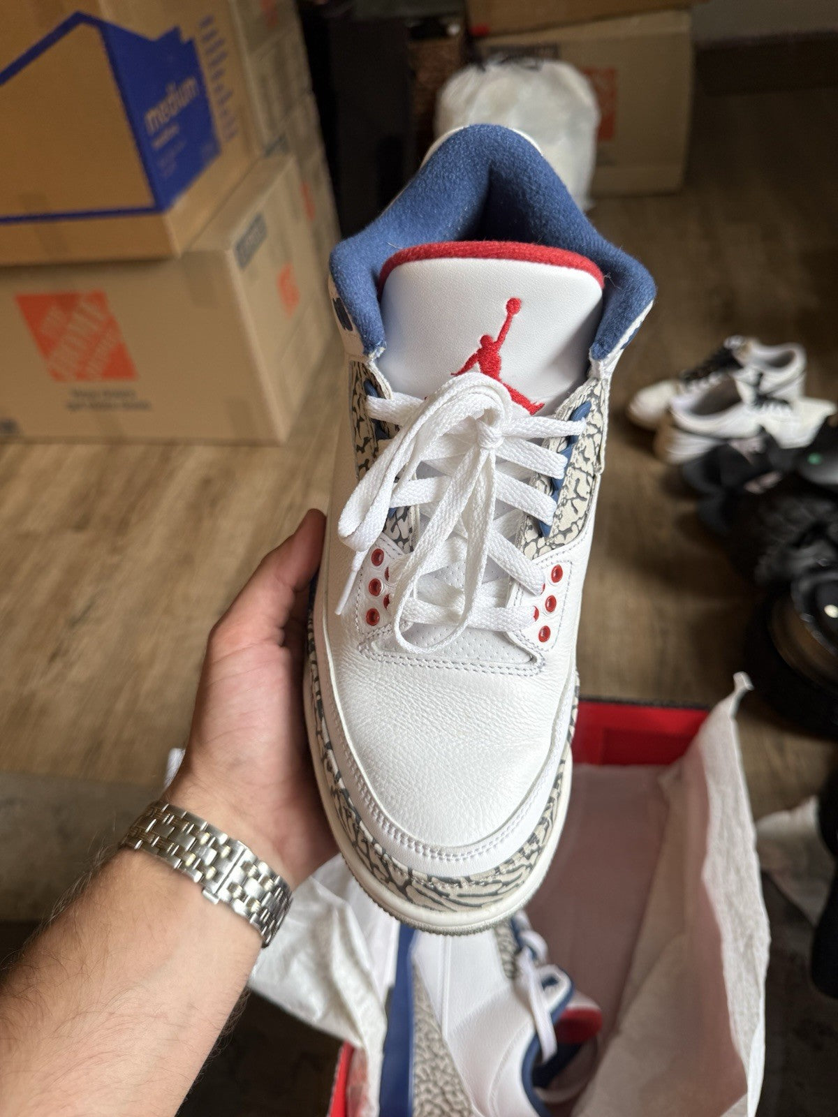 Size 8 - Jordan 3 Retro True Blue (2016)
