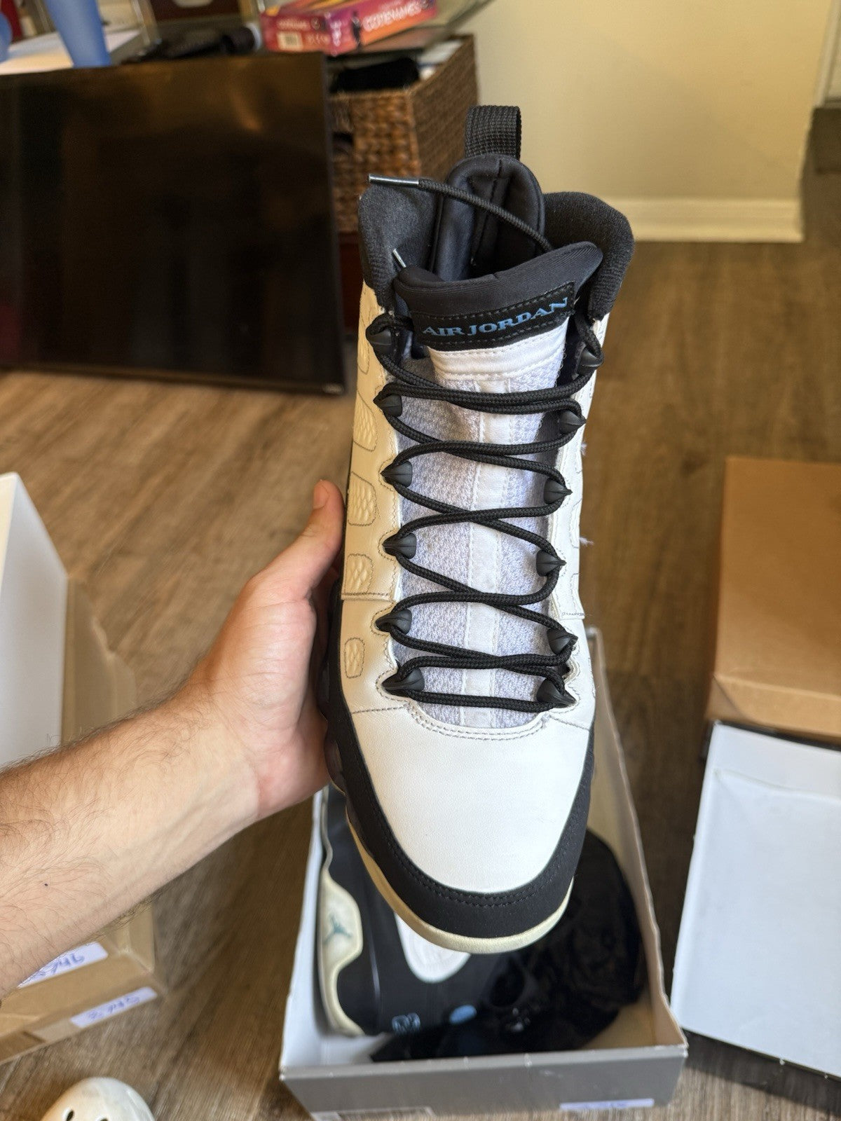 Size 10.5 - Jordan 9 Retro University Blue