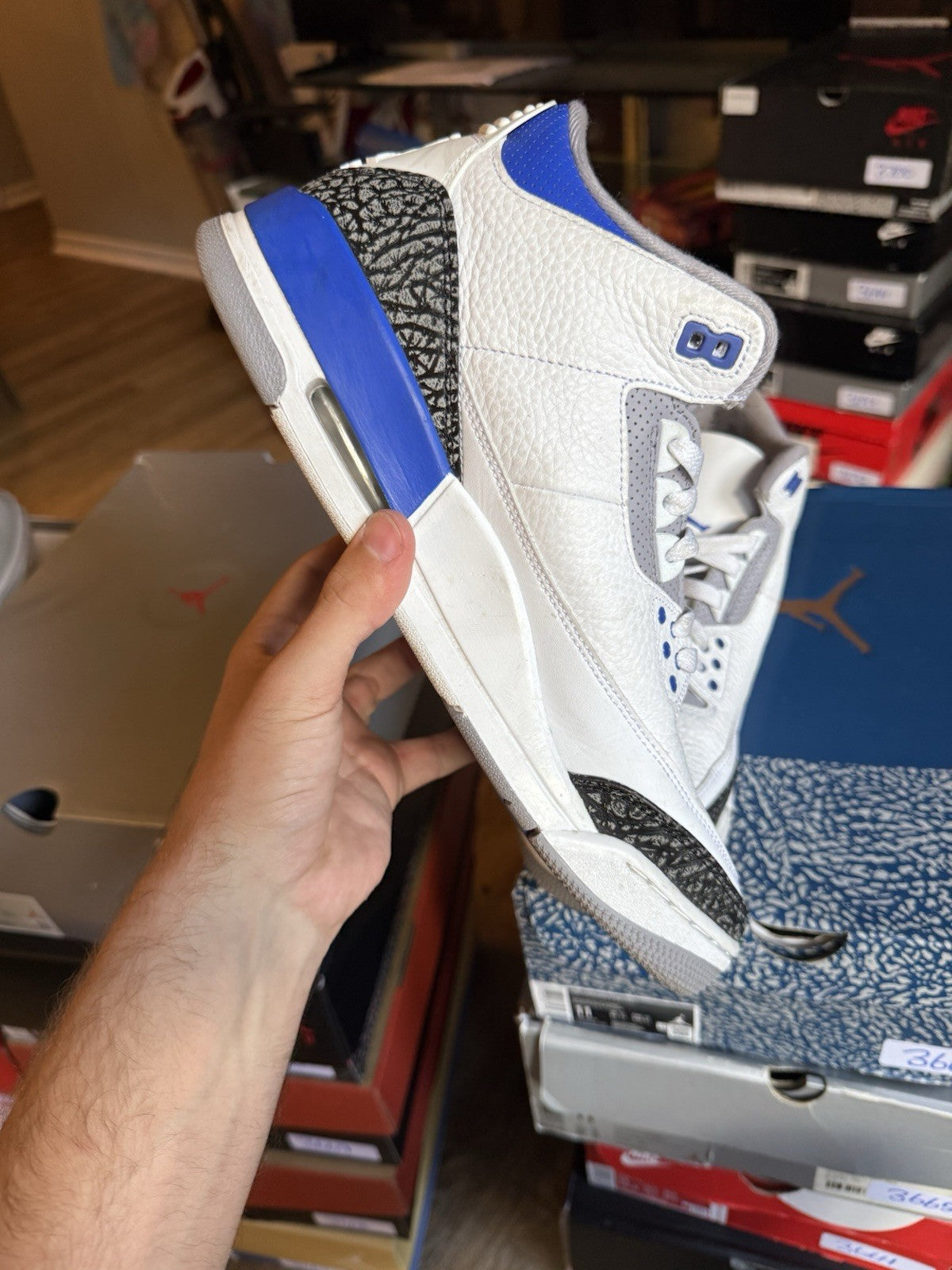 Size 11 - Jordan 3 Retro Racer Blue