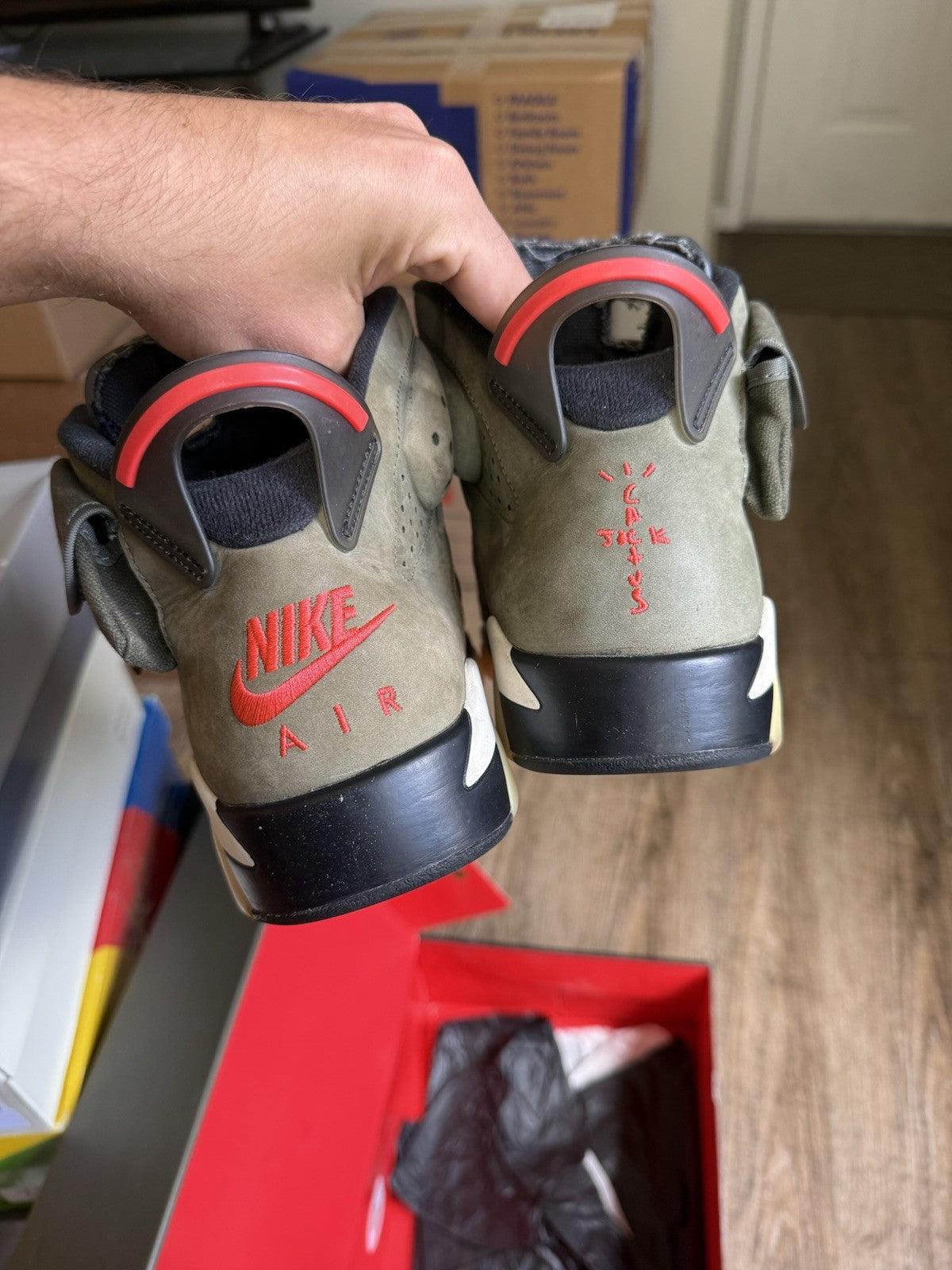 Size 11 - Jordan 6 Retro x Travis Scott Olive
