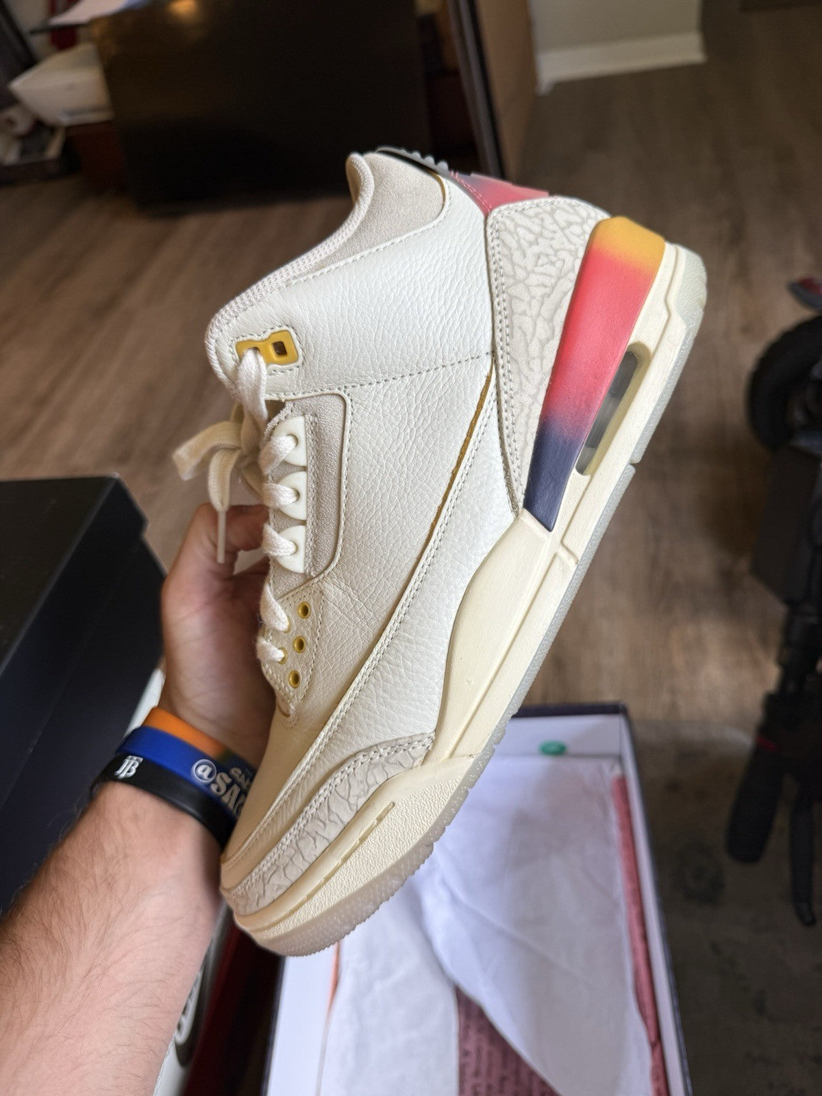 Size 9 - Air Jordan 3 Retro SP J Balvin Medellín Sunset