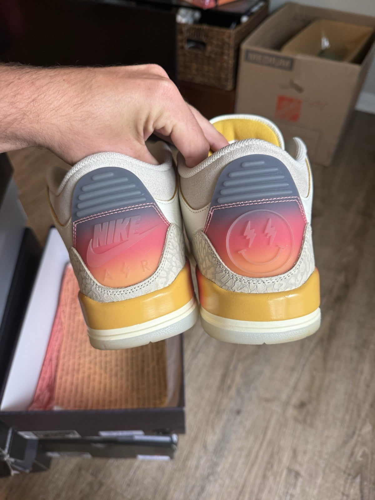 Size 11.5 - Jordan 3 Retro J Balvin Medellin Sunset
